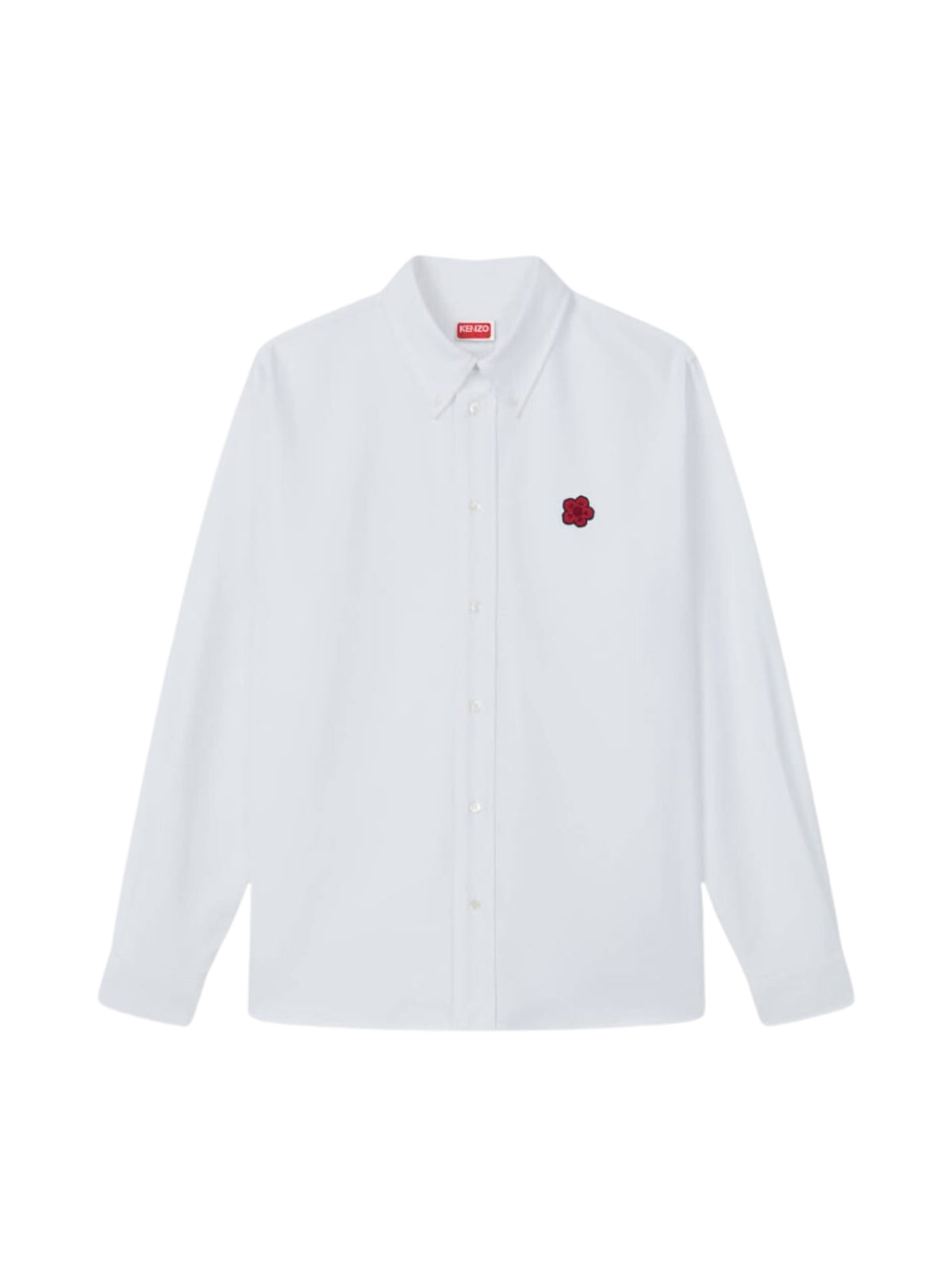 Kenzo Shirt Long Sleeve Boke Flower White