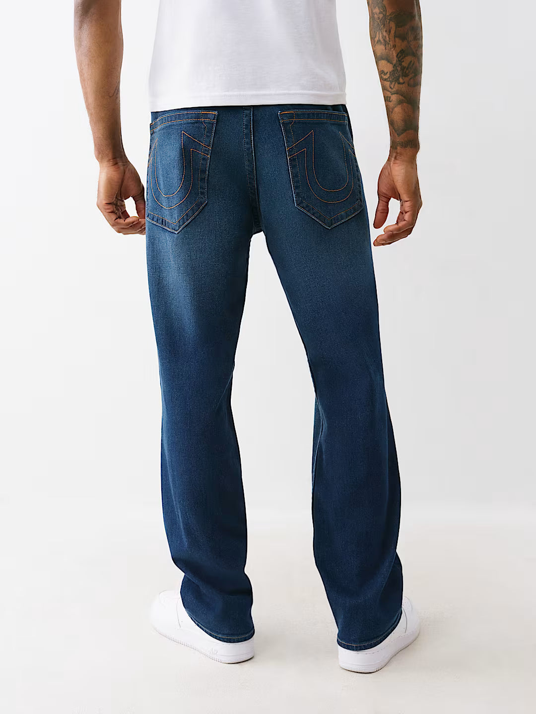 True Religion Jeans Bobby Sn Nf 32 Inseam Damon Dark Wash