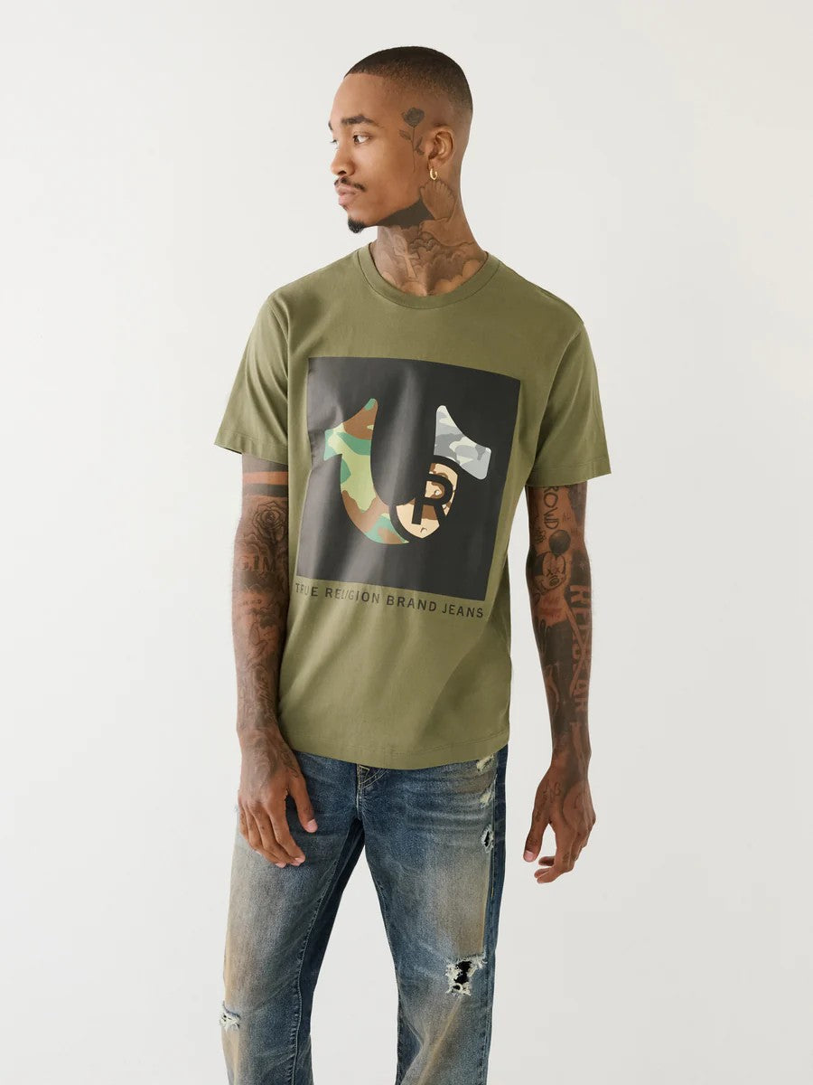 True Religion Crew Multi Camo Kalamata