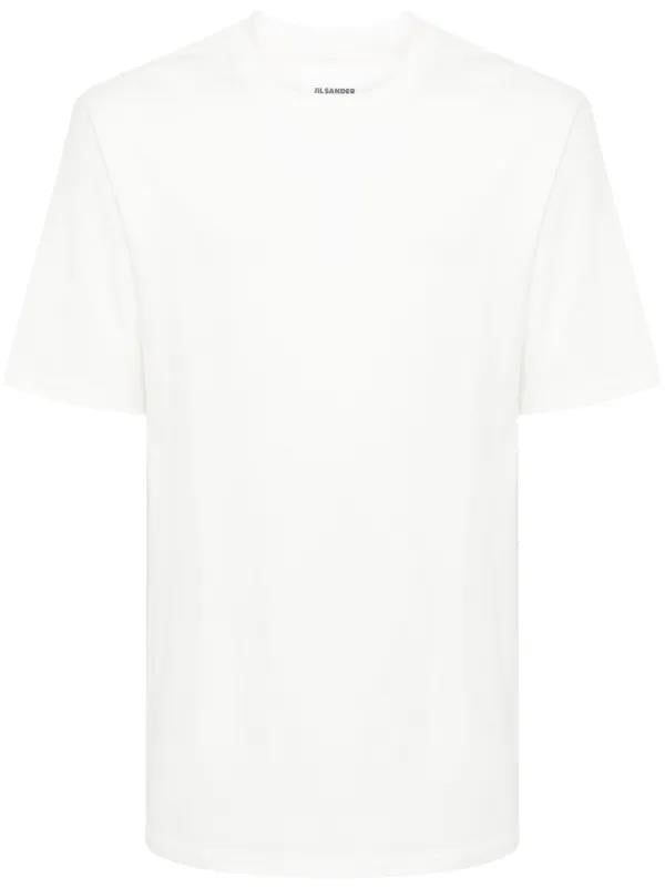 Jil Sander Crew Regular Fit White