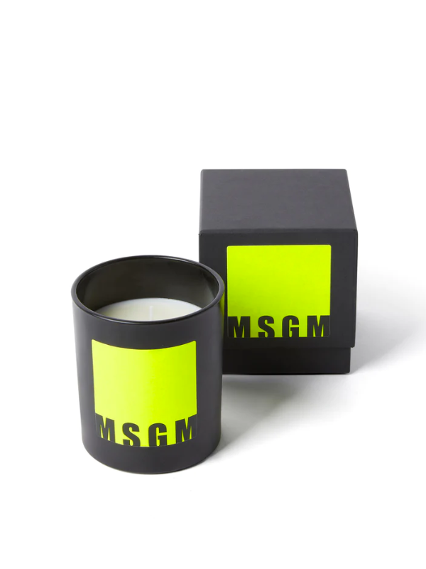 Msgm Candle Front Logo