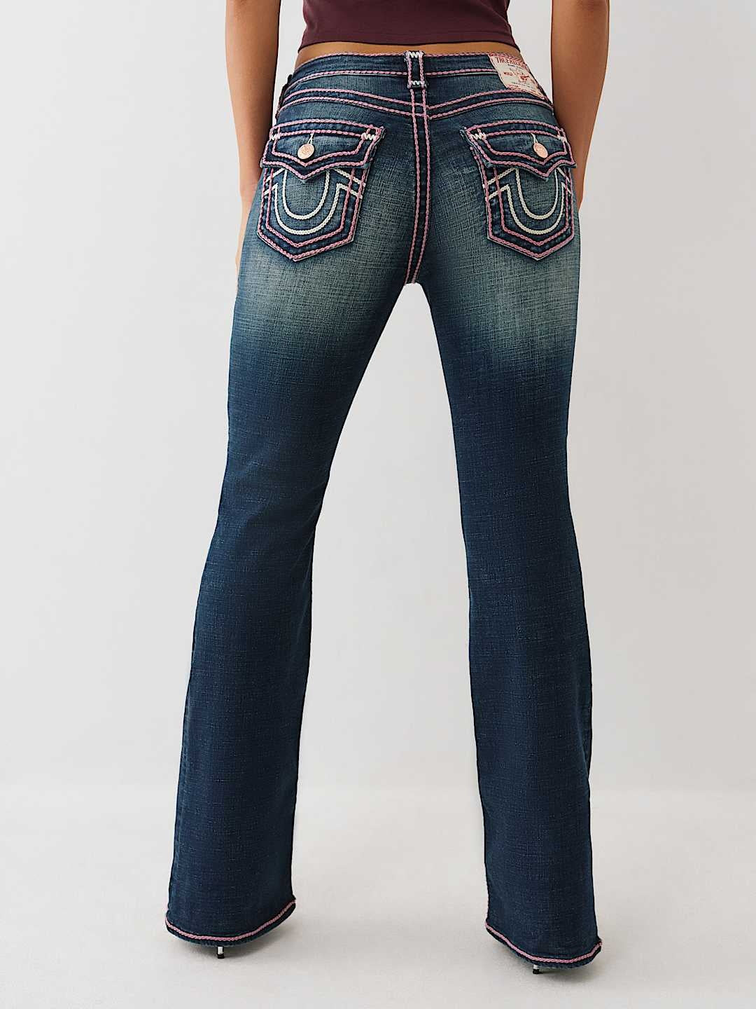True Religion Jeans Becca Cut Flap Rope Stitch Jazz Lounge