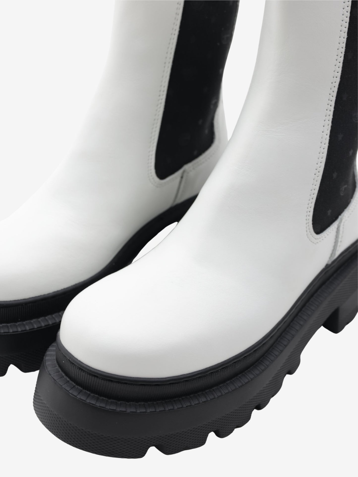 Chiara Ferragni Boot Chelsea Leather White