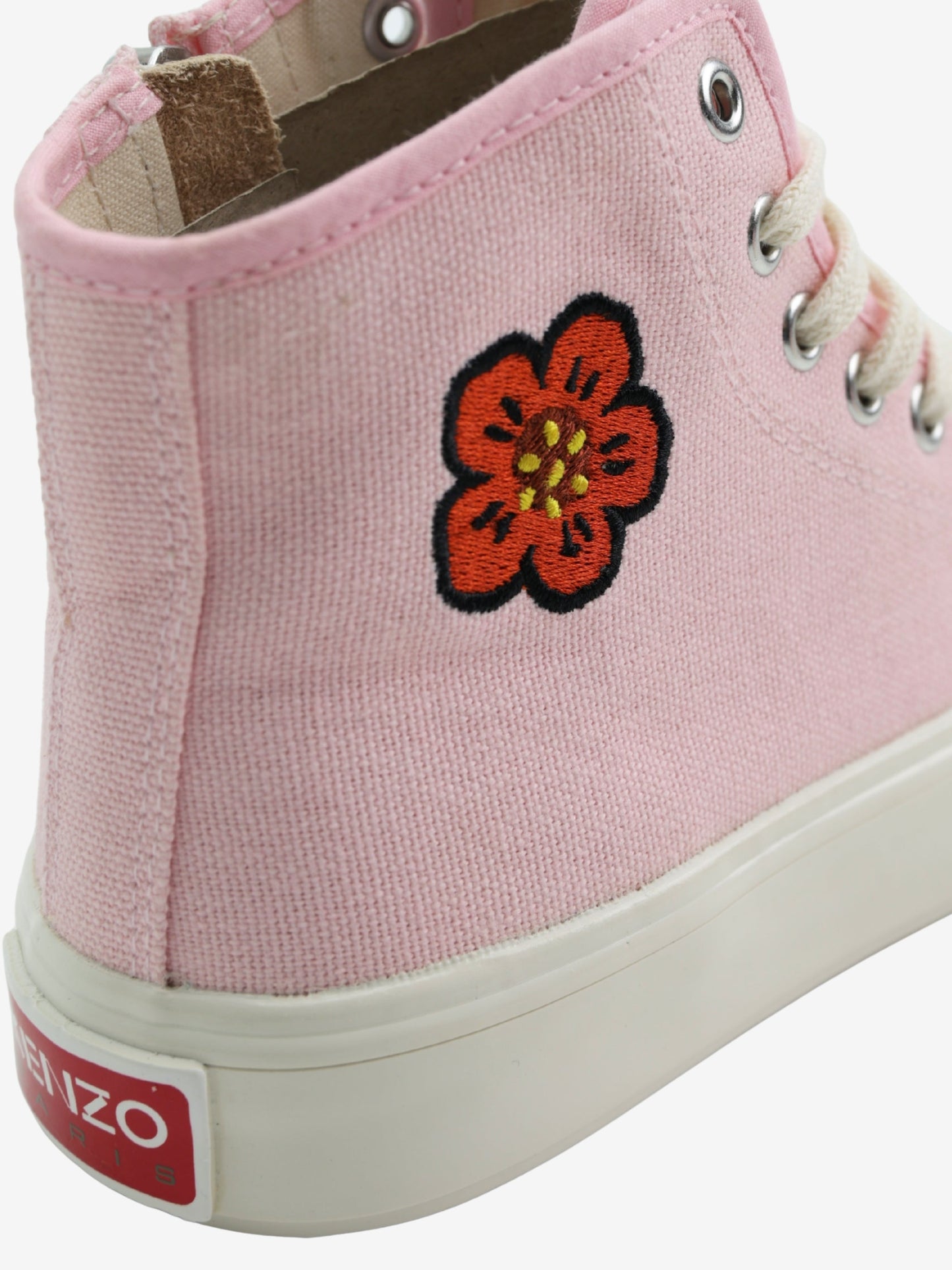 Kenzo Sneaker Boot Flower Logo Pink