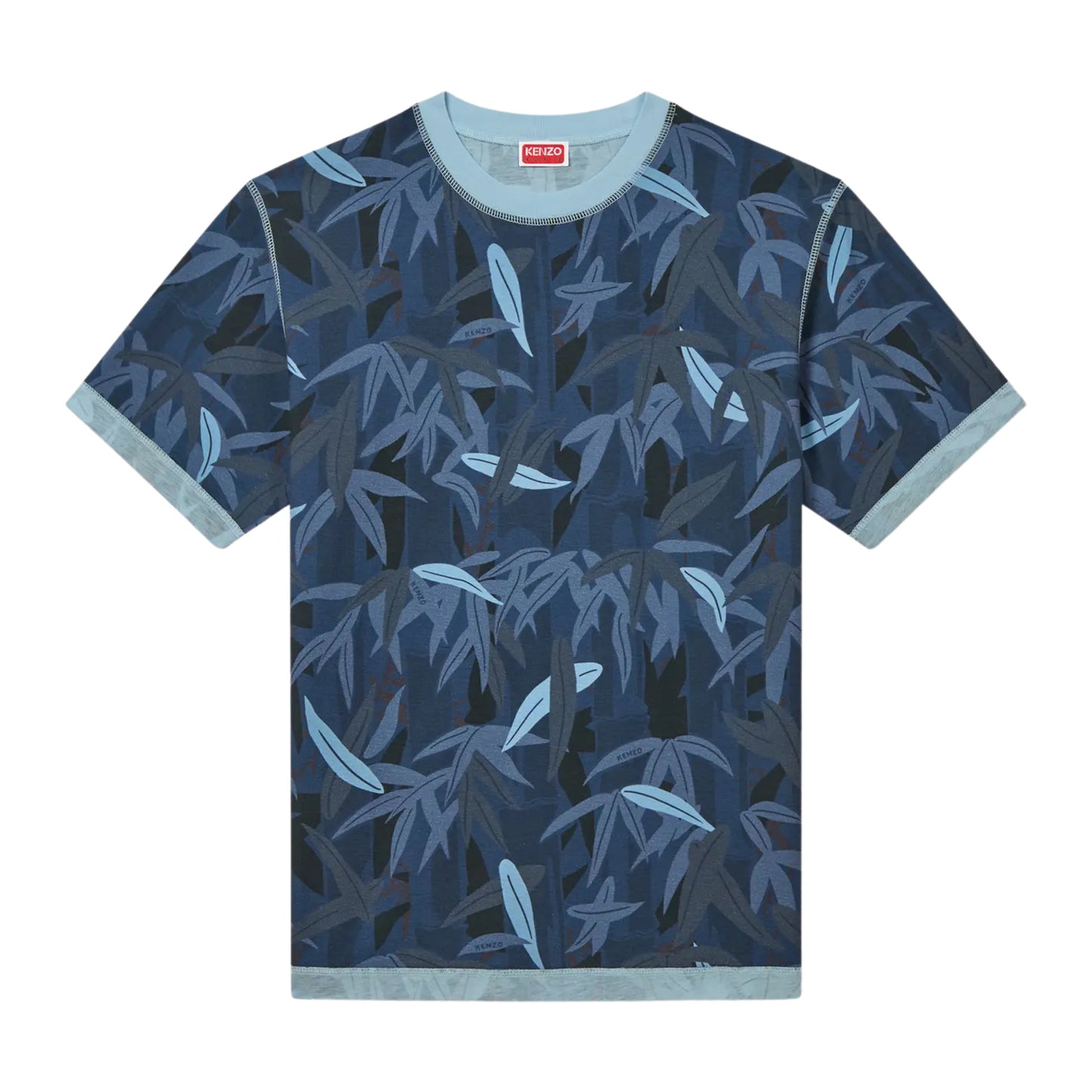 Kenzo T-Shirt Allover Print Midnight Blue