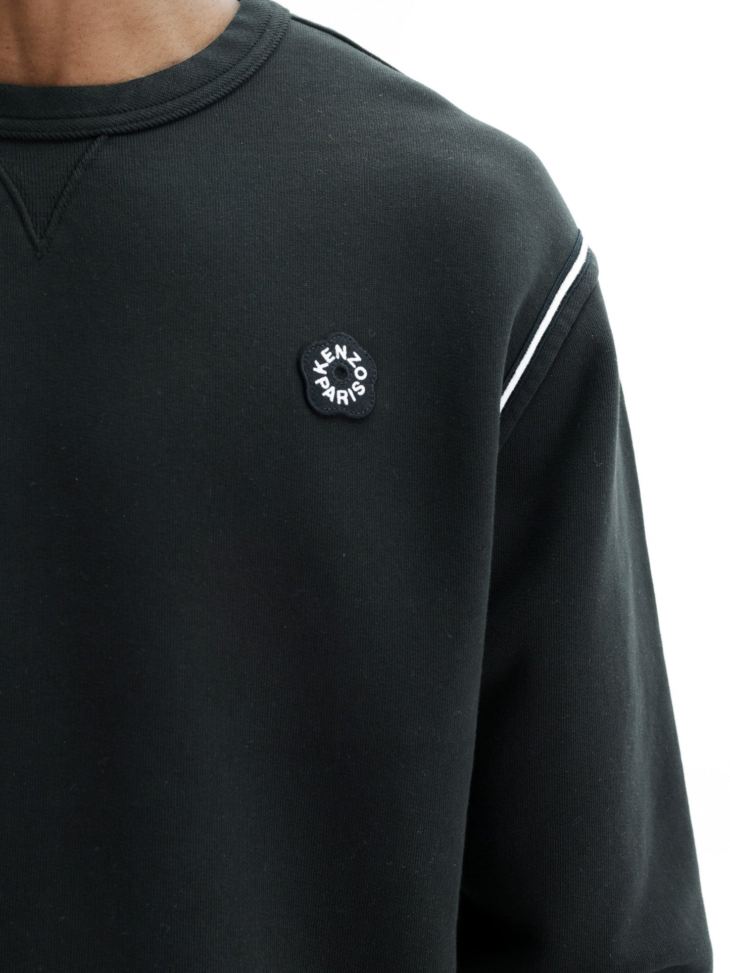 Kenzo Sweatshirt Knitted Cotton Pullover Black