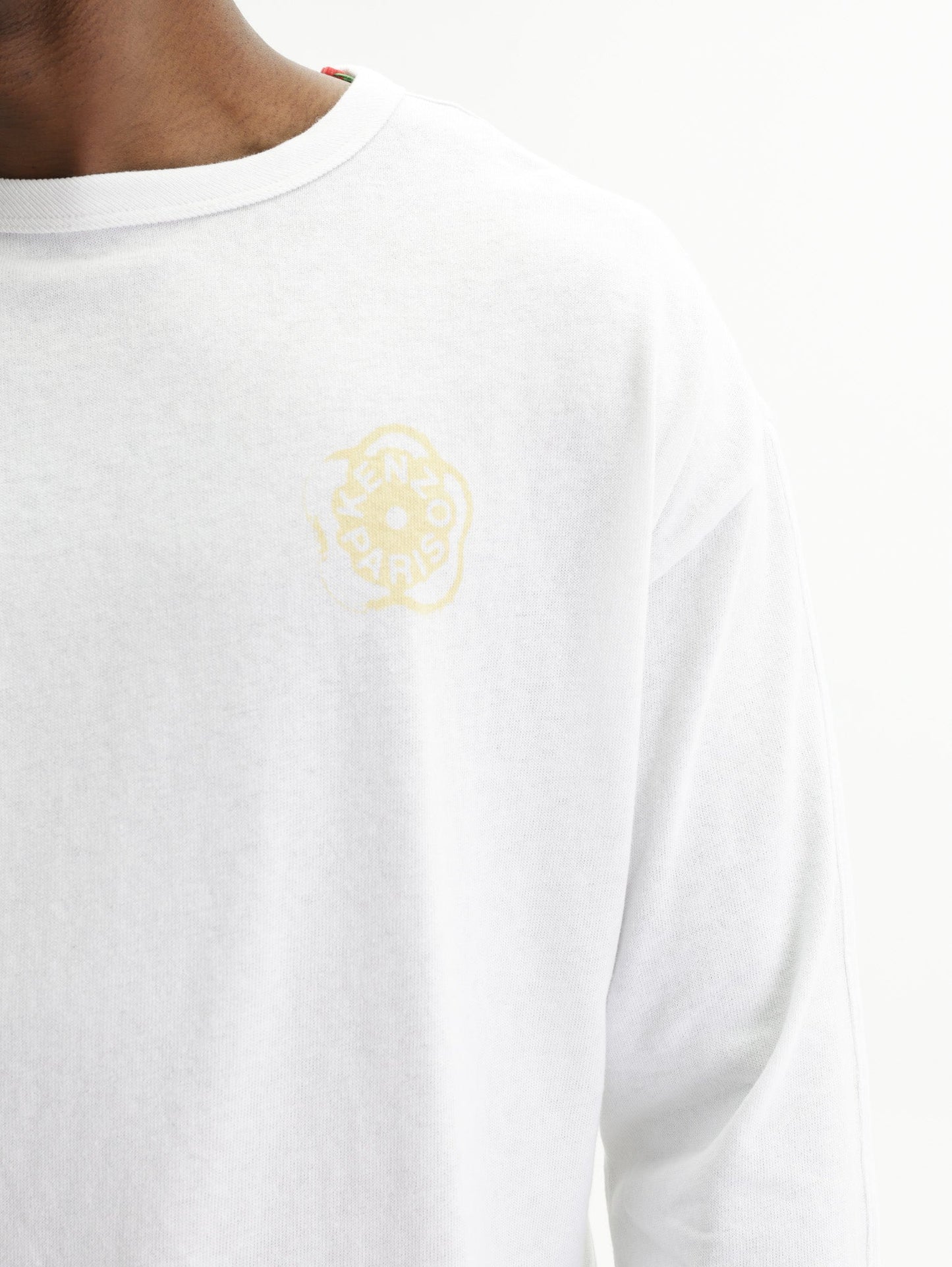 Kenzo T-Shirt Ls Boke Flower 2.0 White