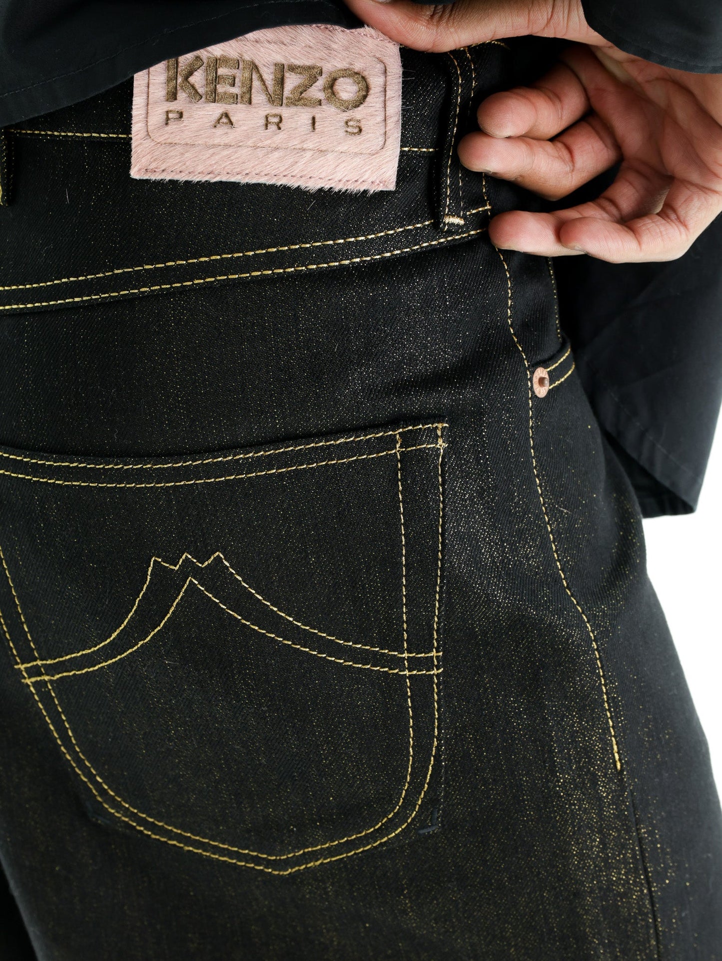 Kenzo Jeans Woven Denim Black