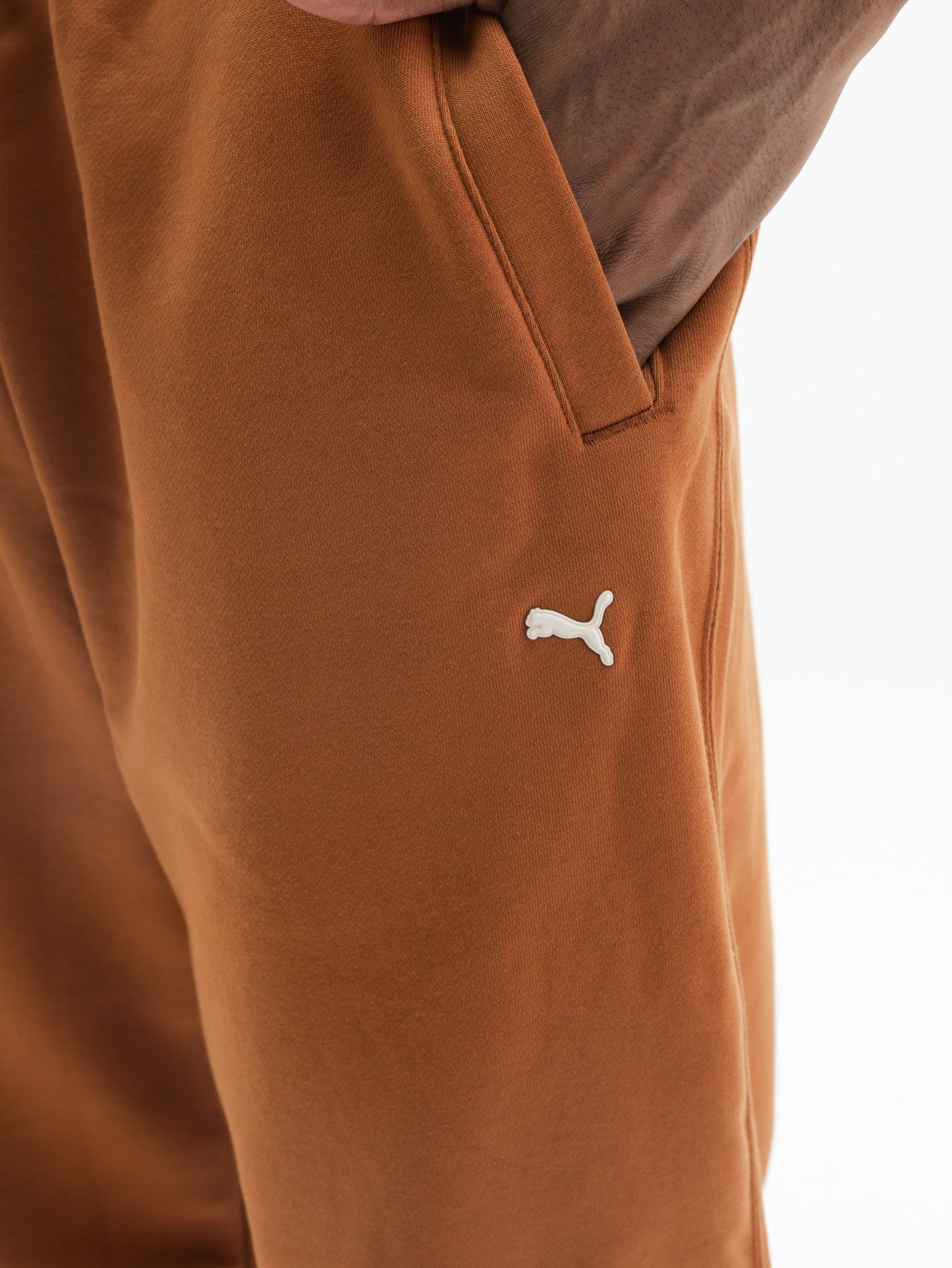 Puma Track Pants Select Essentials Brown