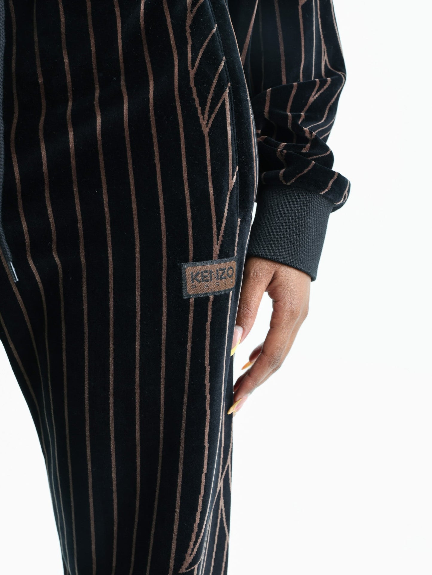 Kenzo Pants Stripes Black