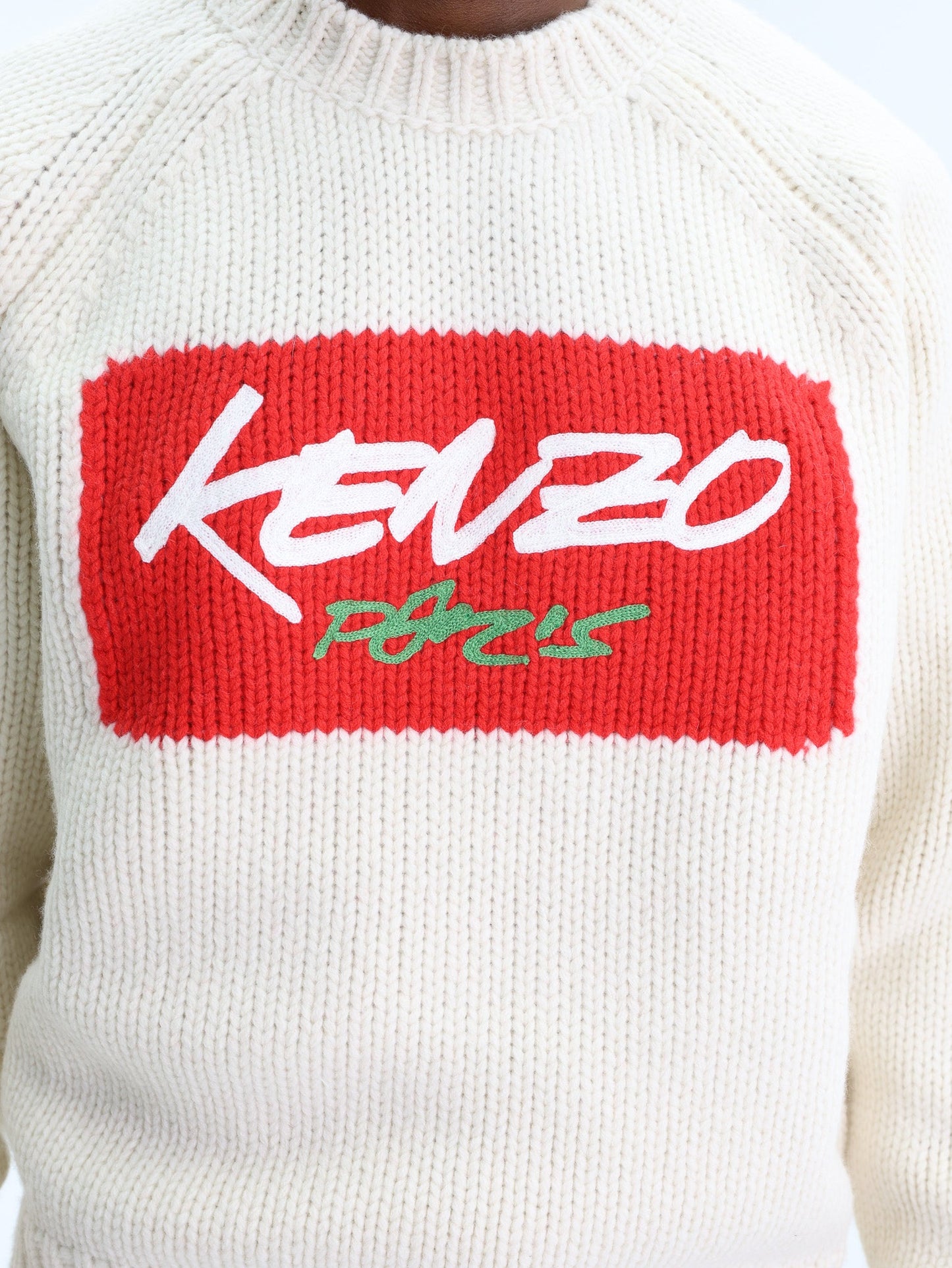 Kenzo Sweater Logo Off-White