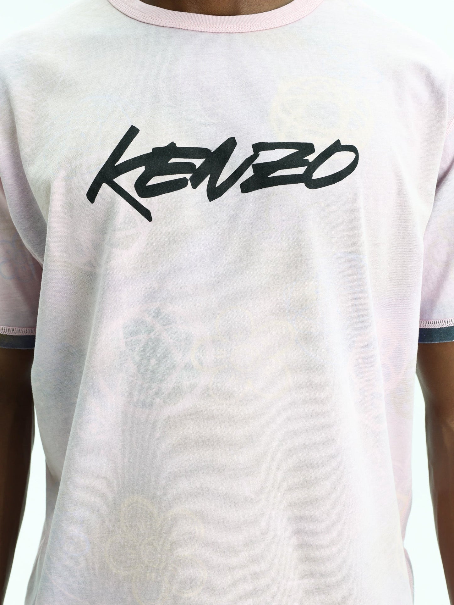 Kenzo T-Shirt Logo Rose