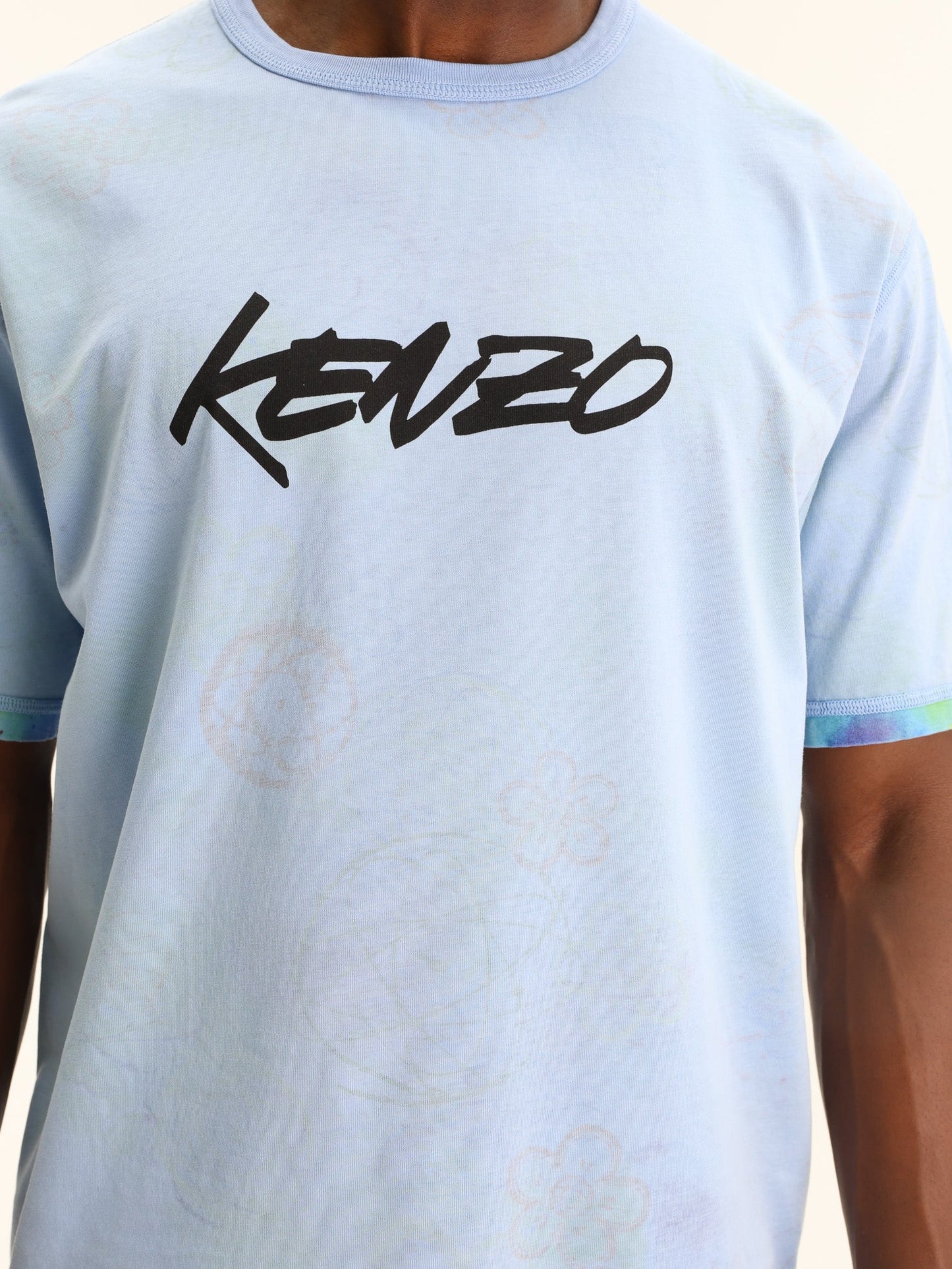 Kenzo T-Shirt Logo Light Blue