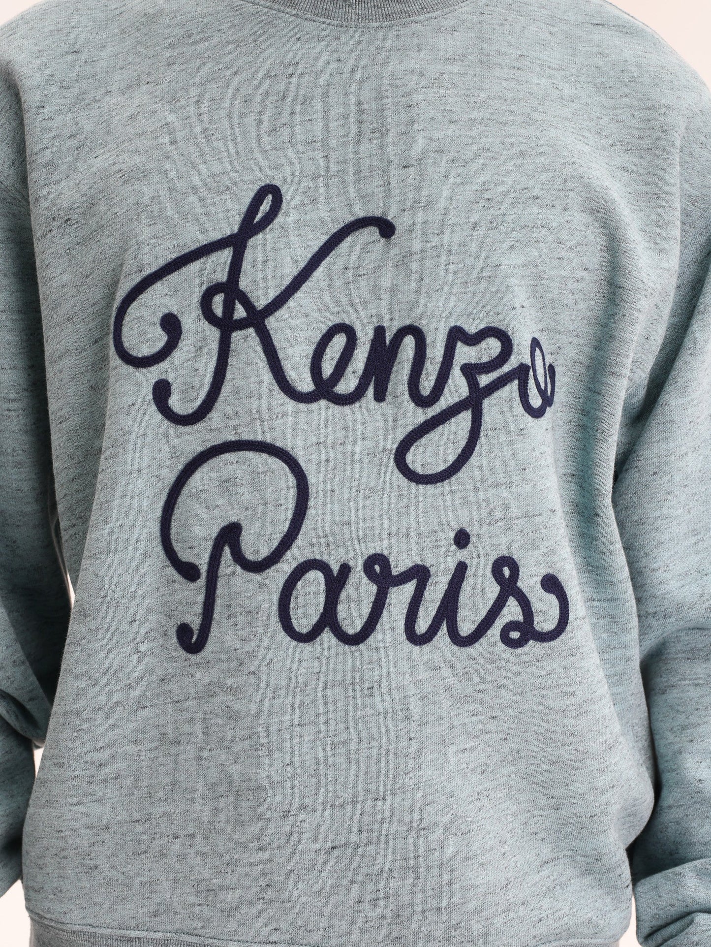 Kenzo Sweater Logo Turquoise
