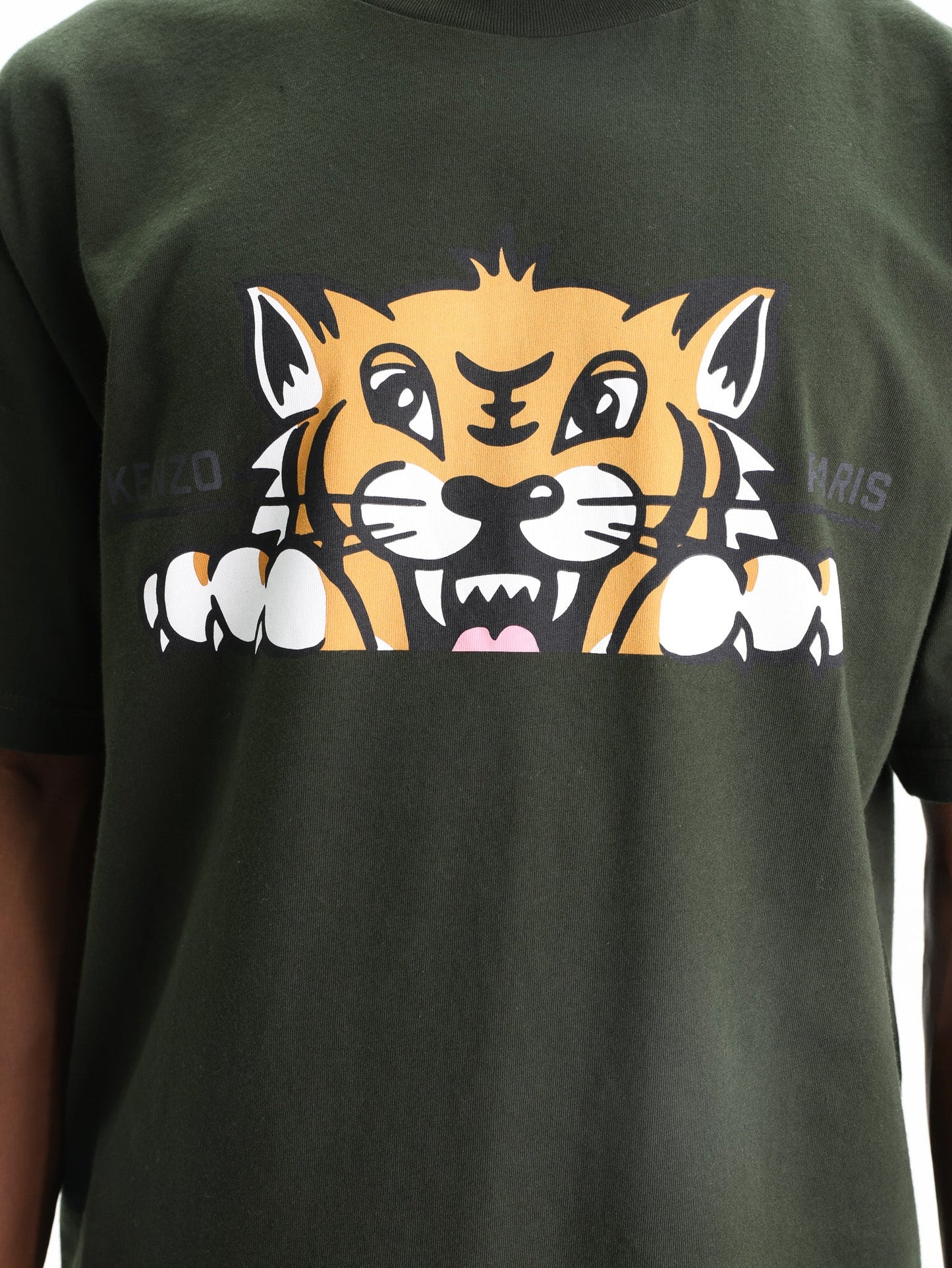 Kenzo T-Shirt Tiger Dark Khaki