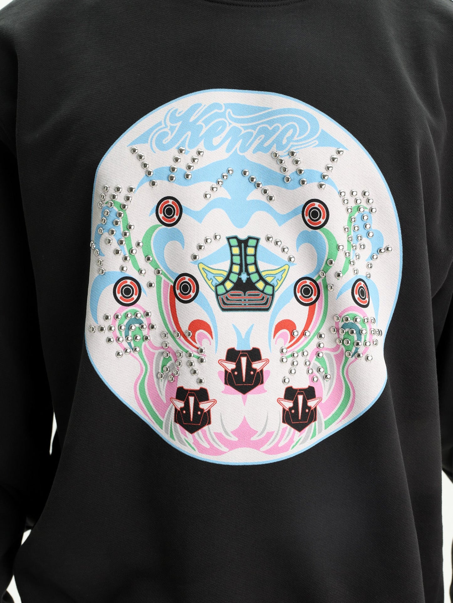 Kenzo Sweater Graphic Print Black