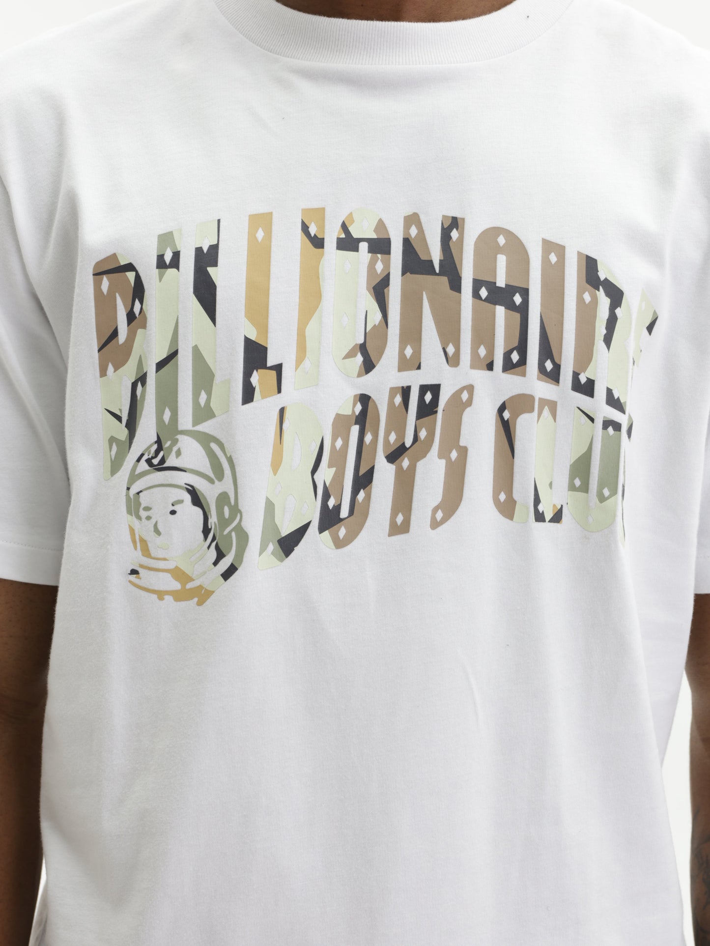 Billionaire Boys Club T-Shirt Camo Arch Logo White