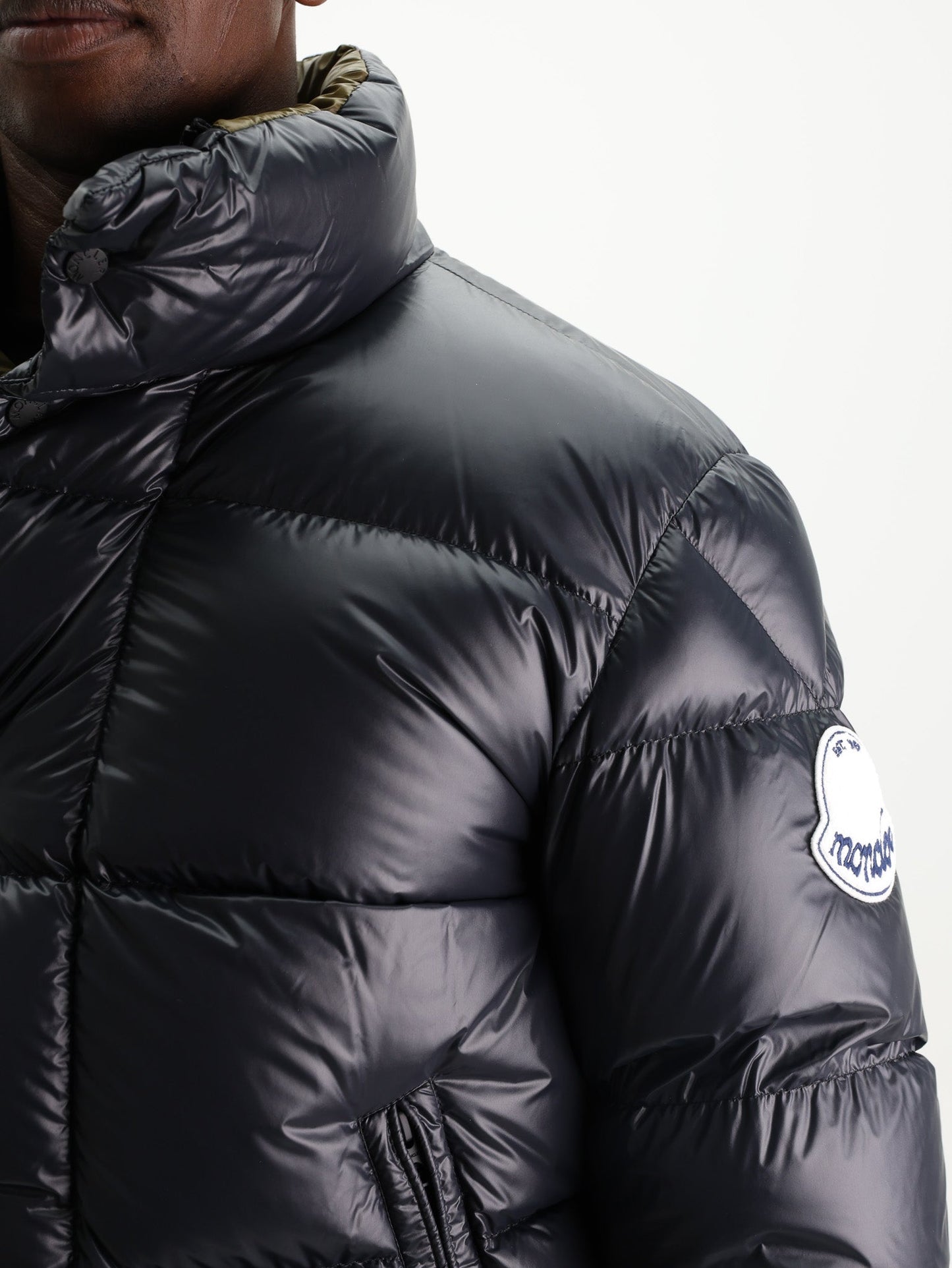 Moncler Jacket Tripiti Puffer Logo Black