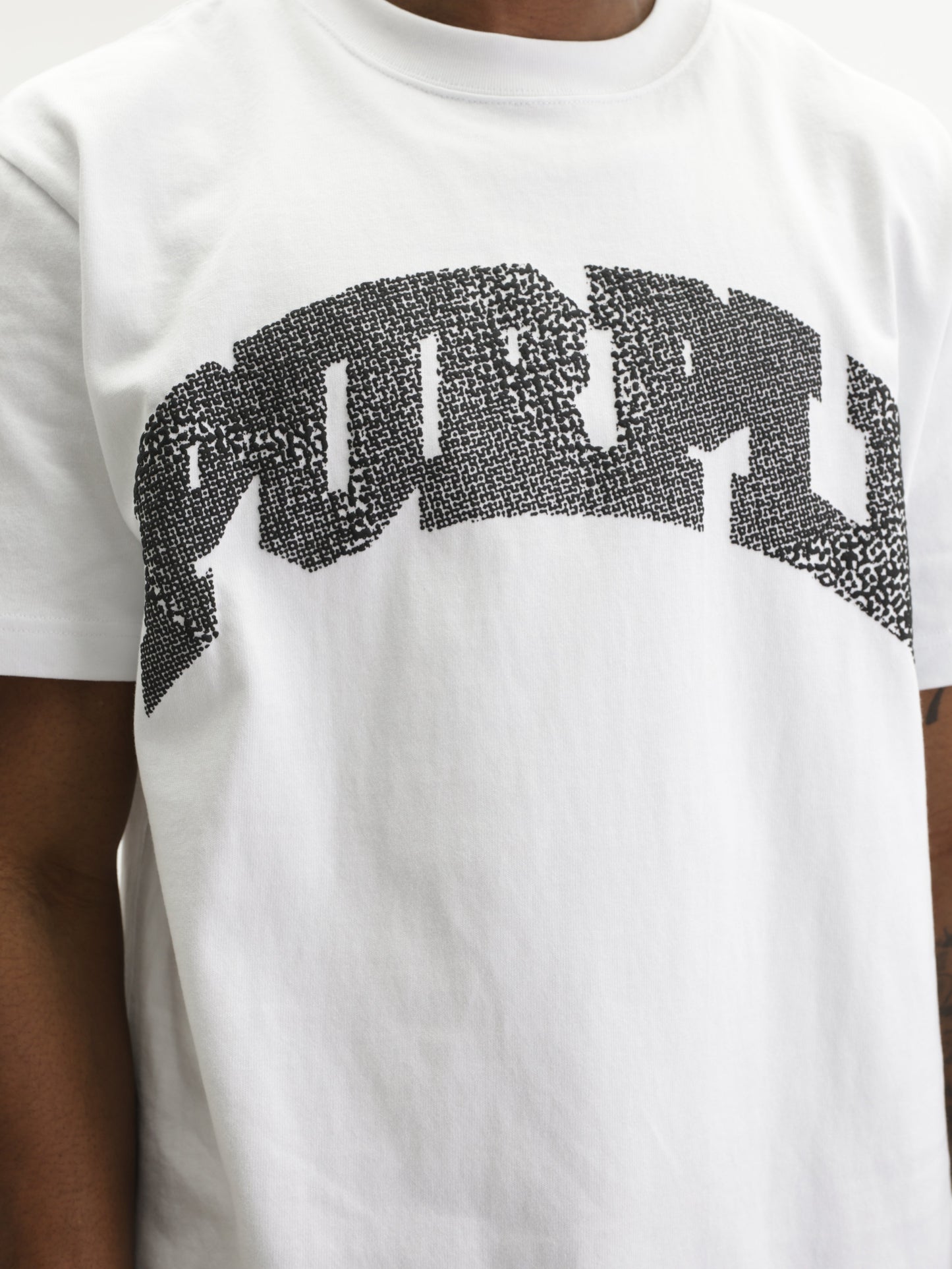 Purple T-Shirt Hwt White
