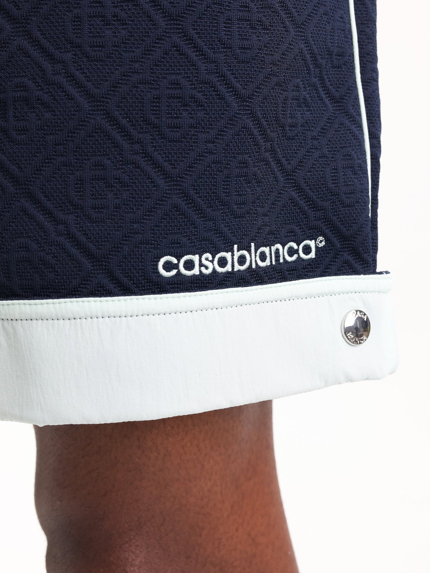 Casablanca Shorts Jacquard Navy