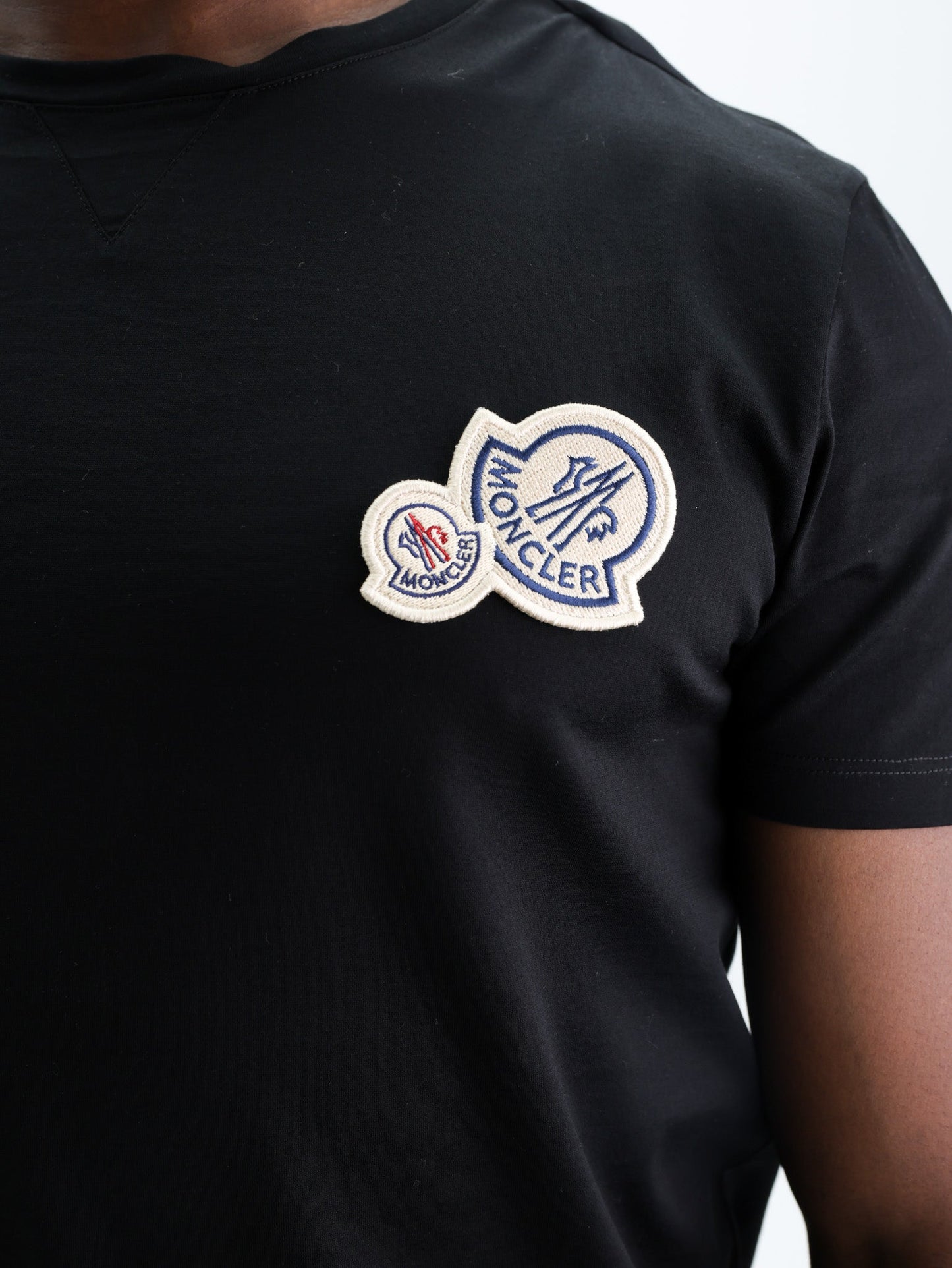 Moncler T-Shirt Maglia Logo Black