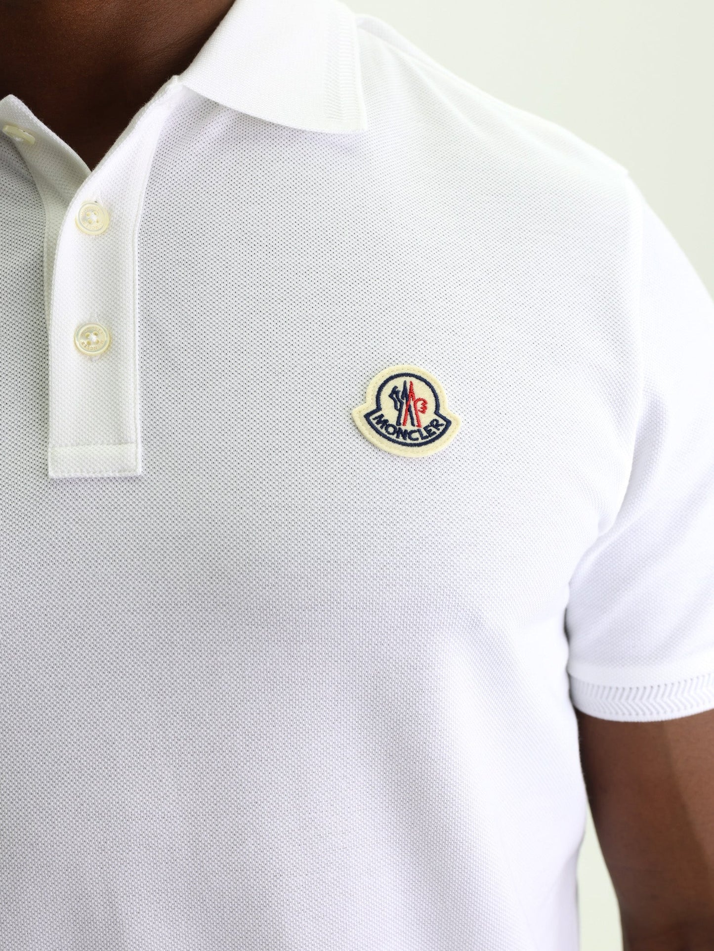 Moncler Golfer Logo White