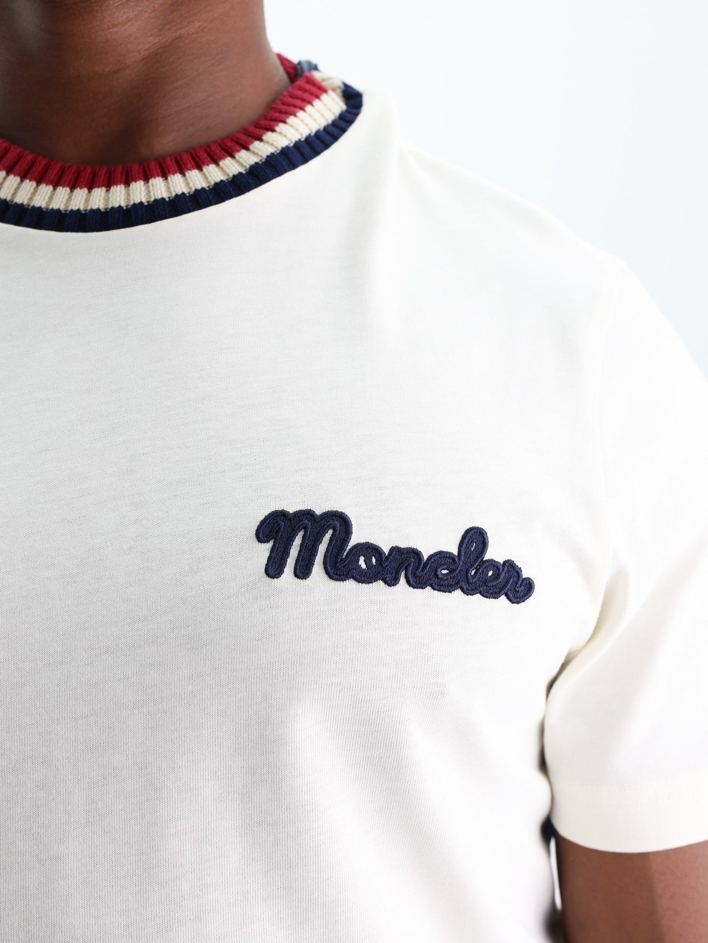 Moncler T-Shirt Logo Off-White