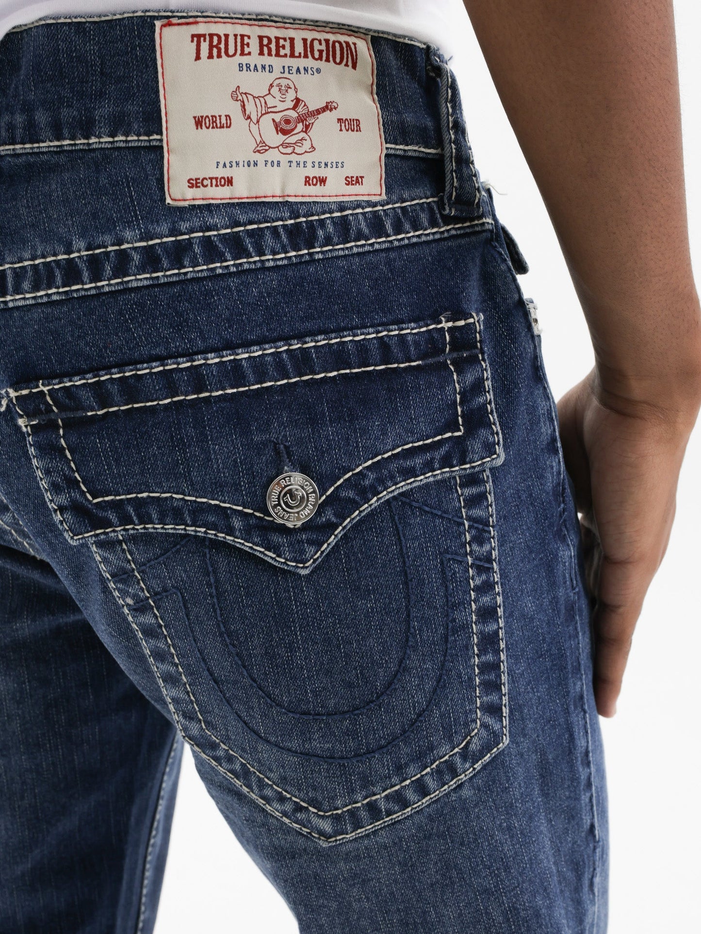 True Religion Rocco Jeans Big T Dark Roper Wash