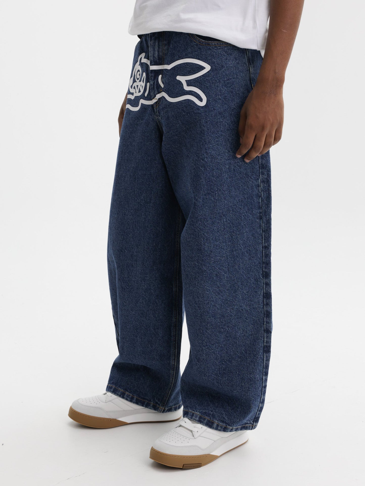 Icecream Running Dog Denim Pants Indigo