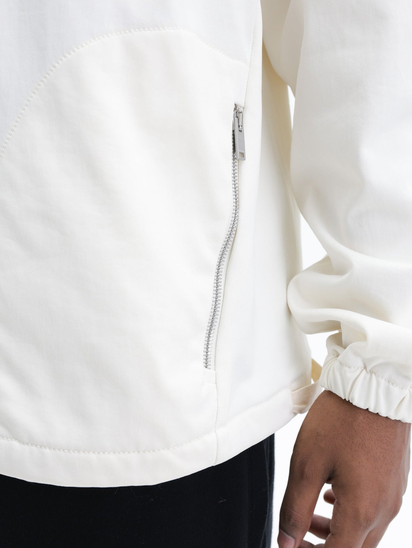Jil Sander Sweater Pocket Zip White