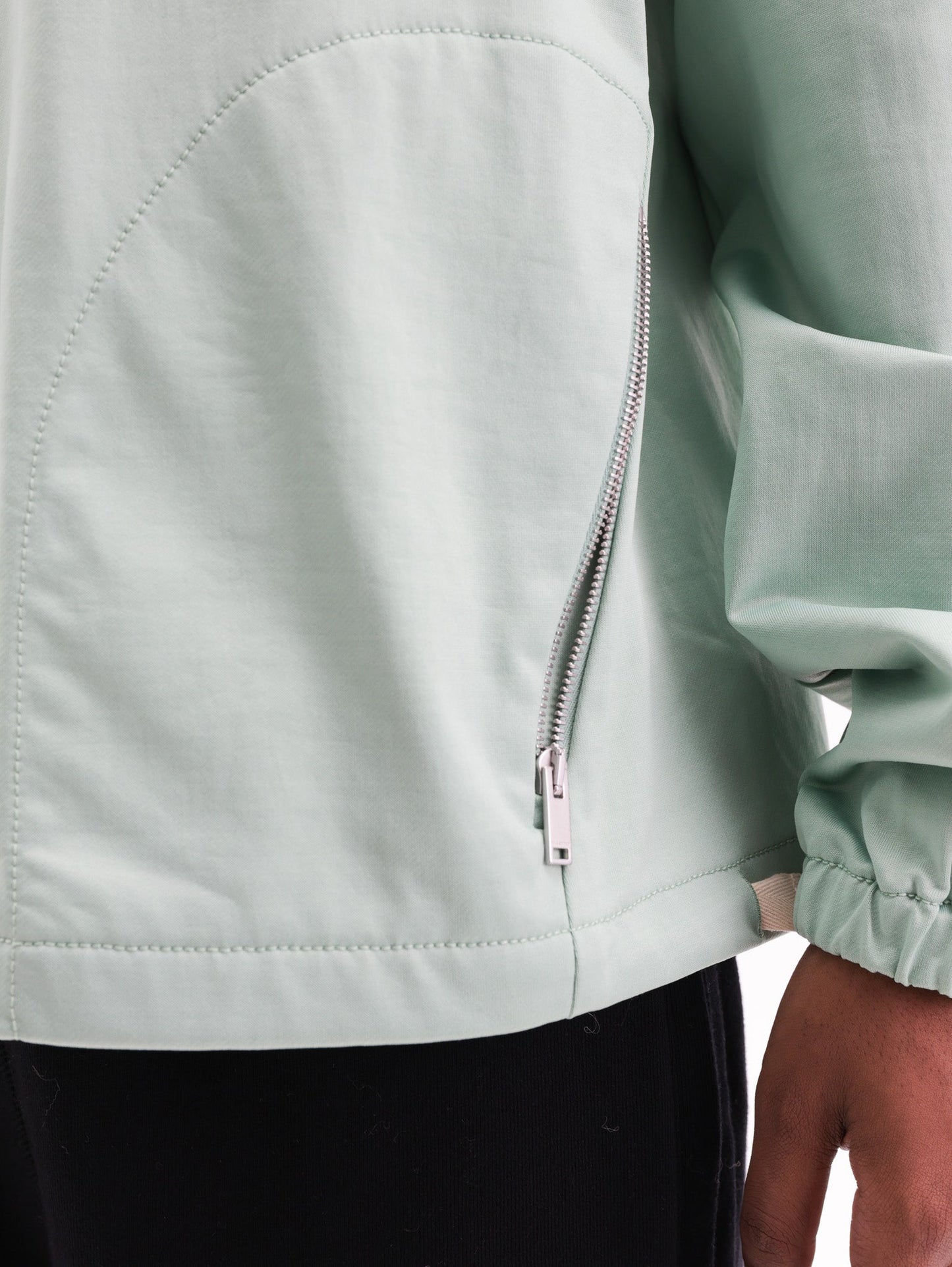 Jil Sander Sweater Pocket Zip Mint