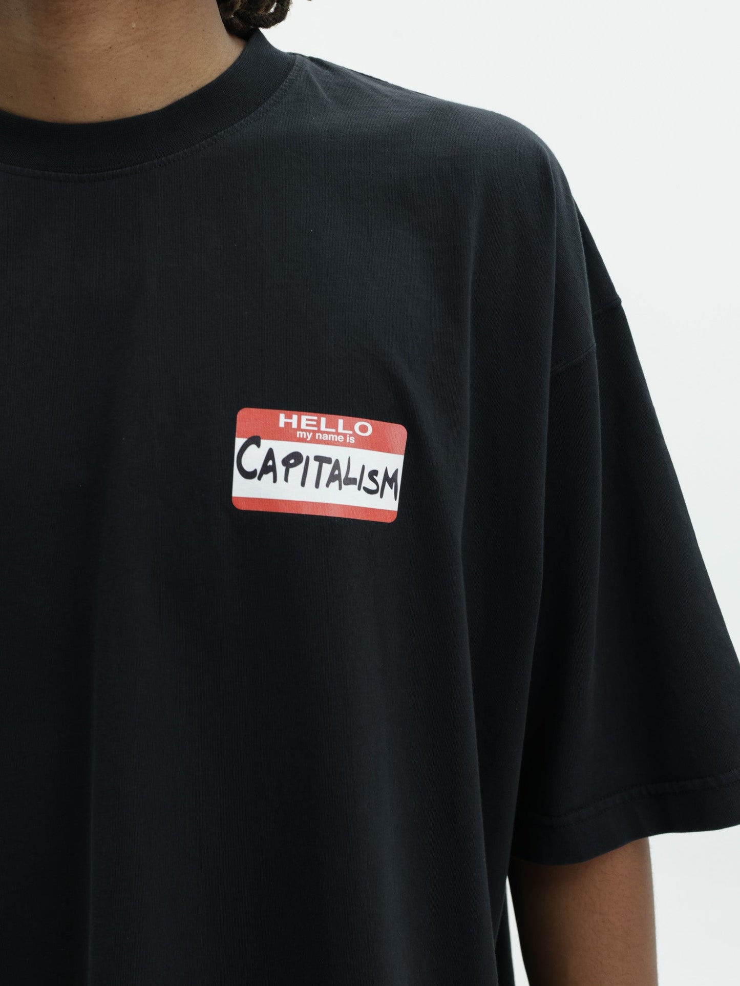 Vetements T-Shirt Sticker Black