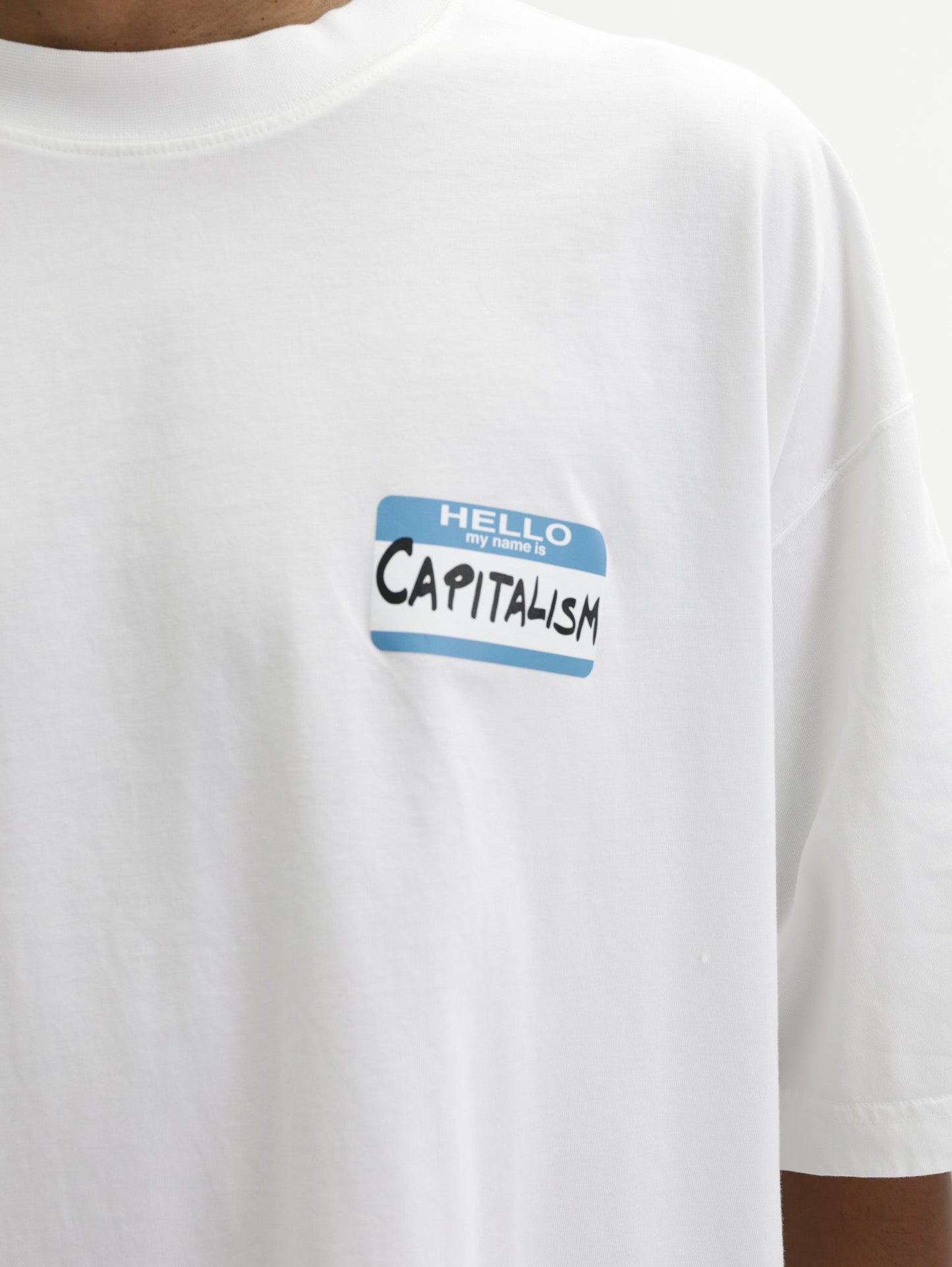 Vetements T-Shirt Sticker White