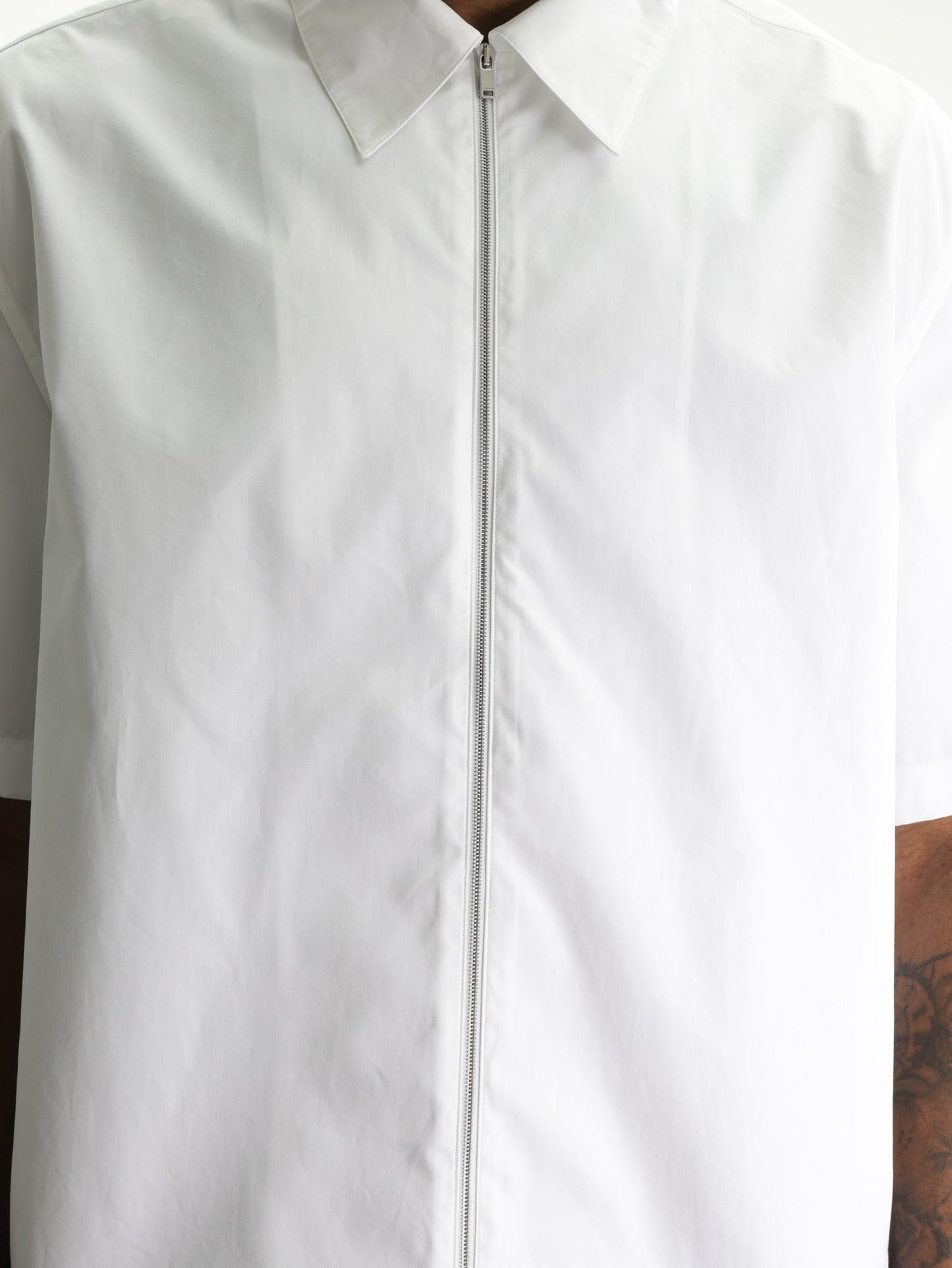 Jil Sander Shirt Zip Ss White