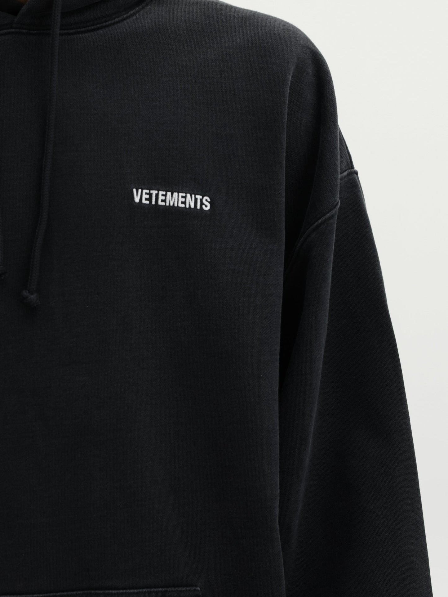 Vetements Hoodie Iconic Logo Black