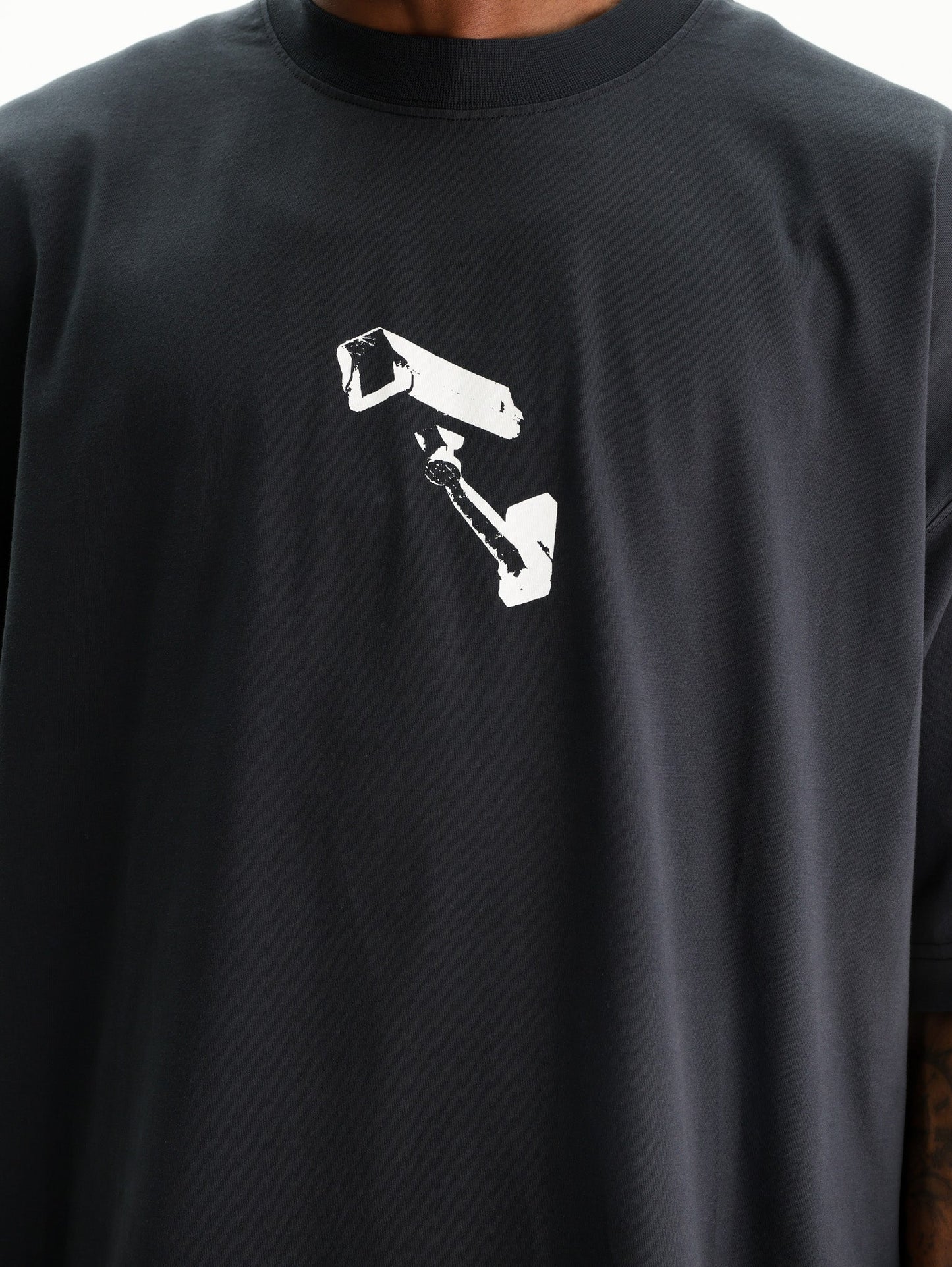 Vetements T-Shirt Cctv Oversized Black