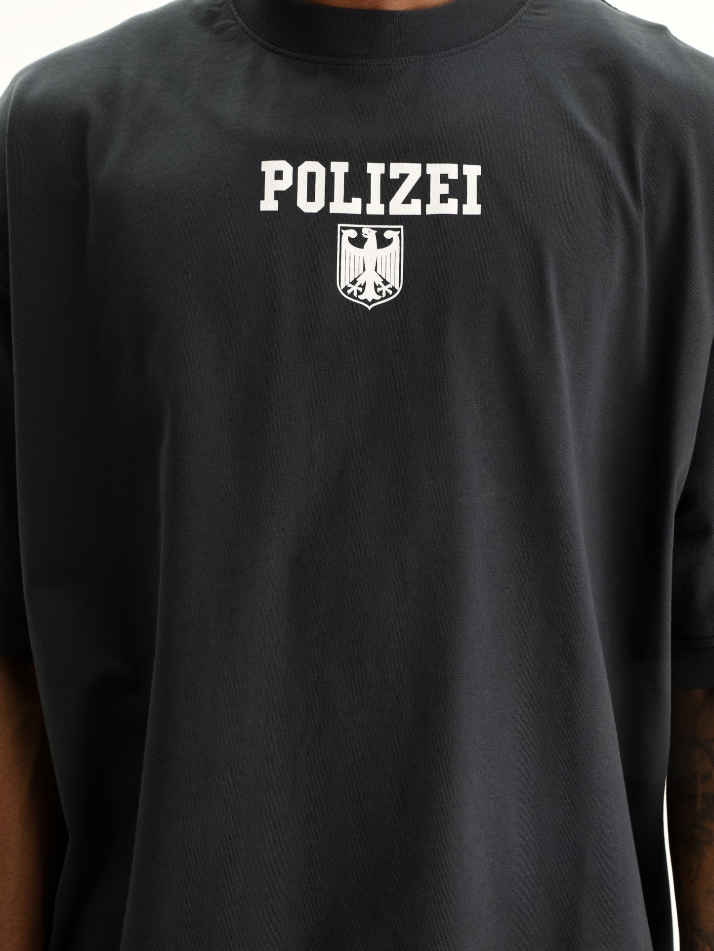 Vetements T-Shirt Polizei Regular Black