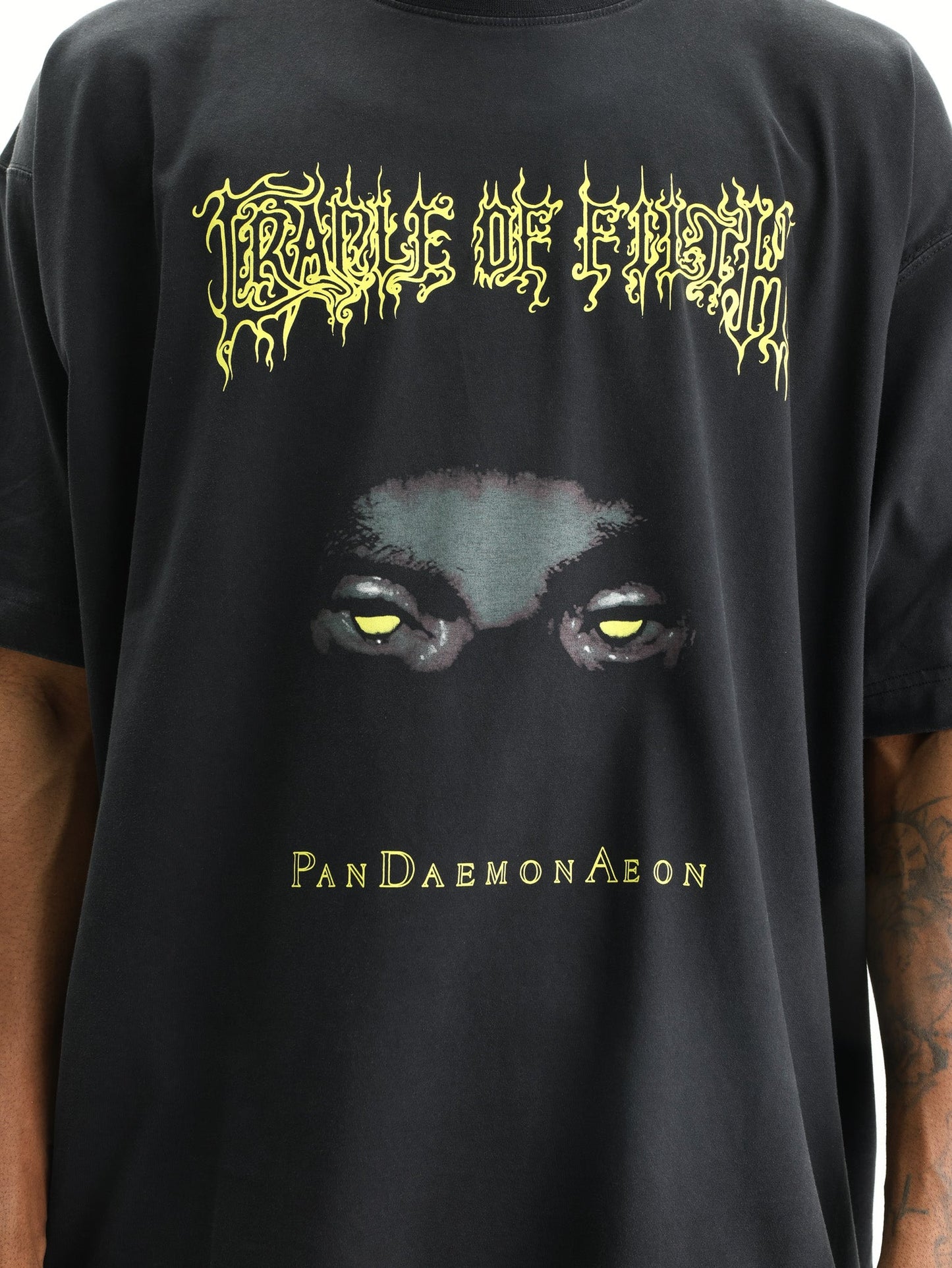 Vetements T-Shirt Cof Pandaemonaeon Oversized Black