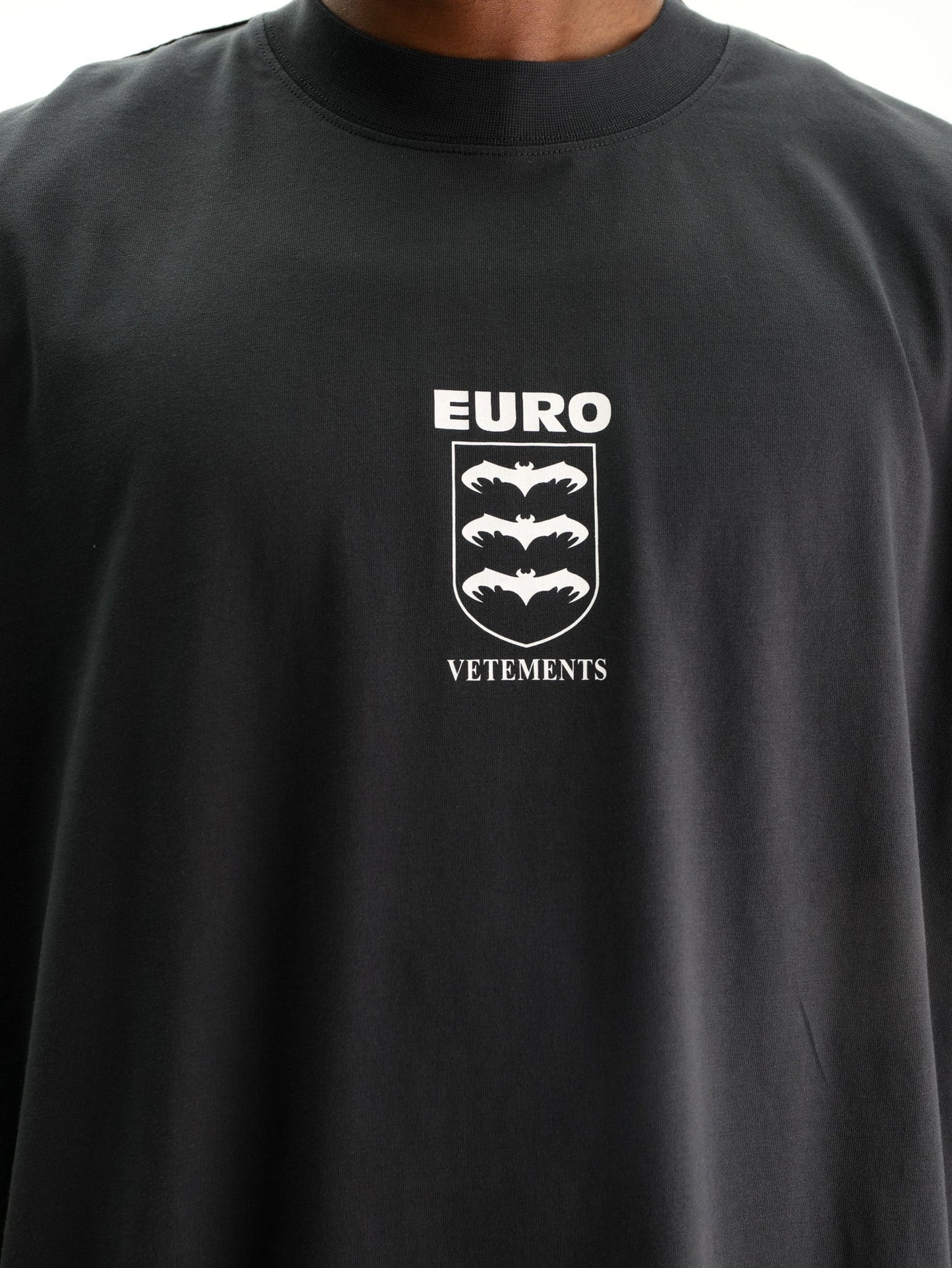 Vetements T-Shirt Bats Logo Regular Black