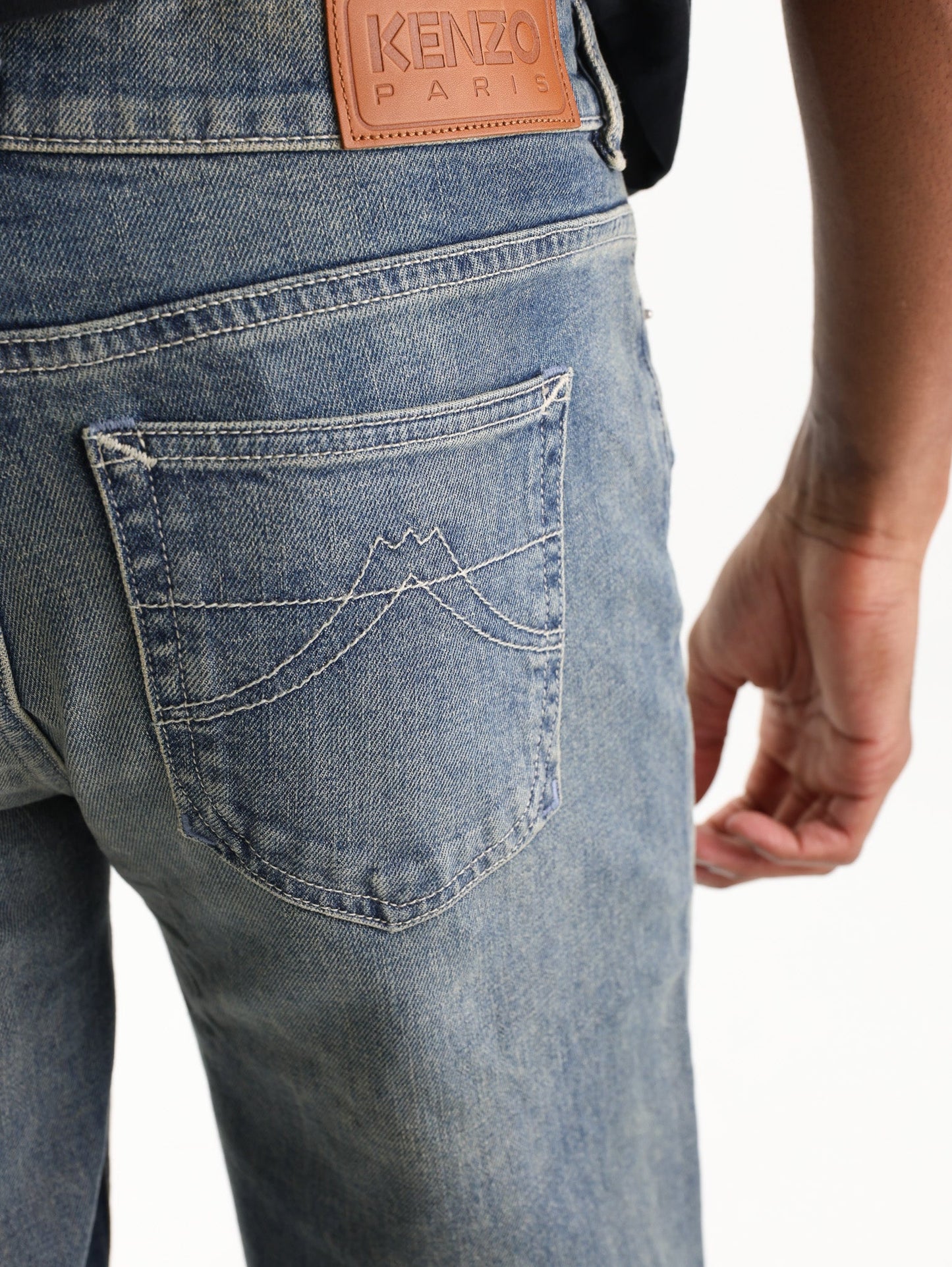 Kenzo Jeans Stretched Denim Blue
