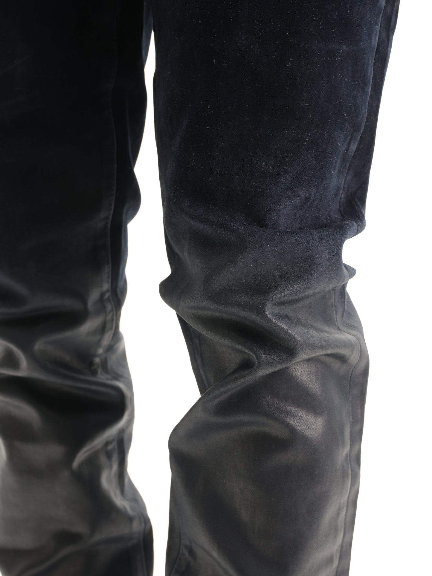 Purple Jeans Skinny Flock Dipped Navy