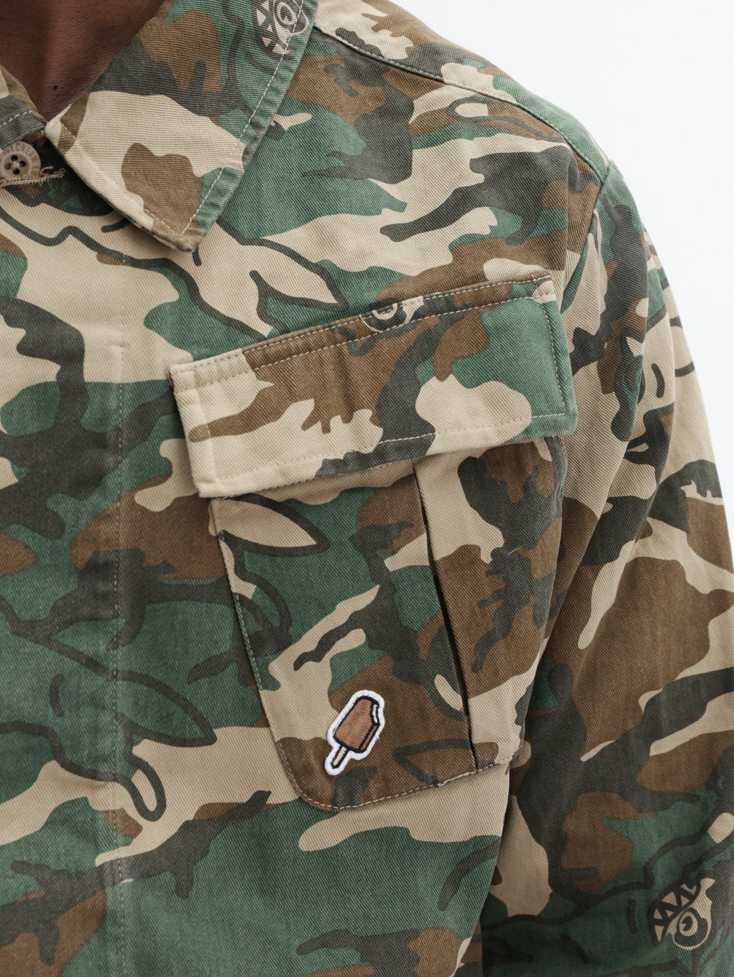 Ice Cream Jackets Camo Running Dog Woodland Camo Field