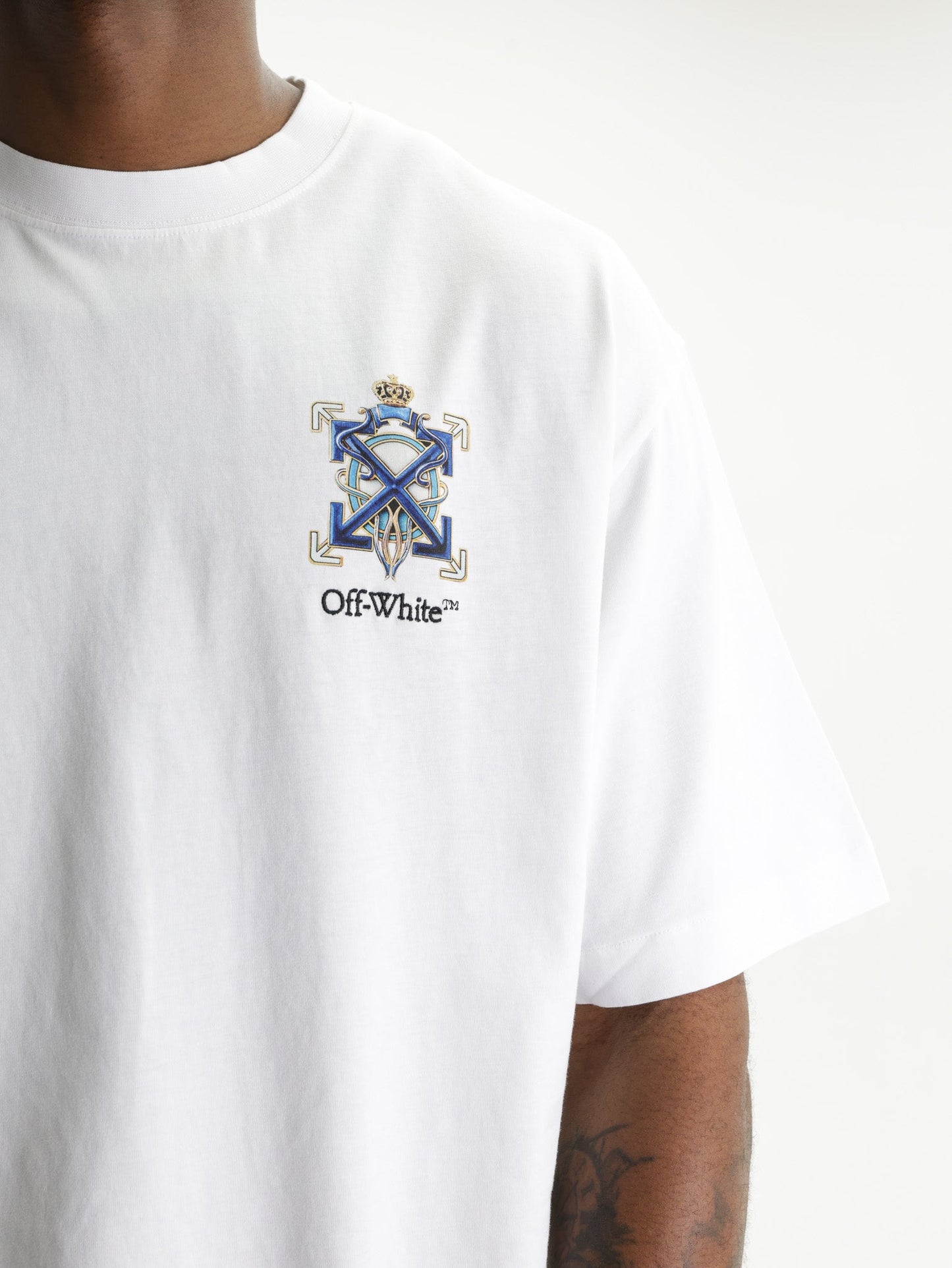 Off - White T-Shirt Jewelry Araldic Arrow White