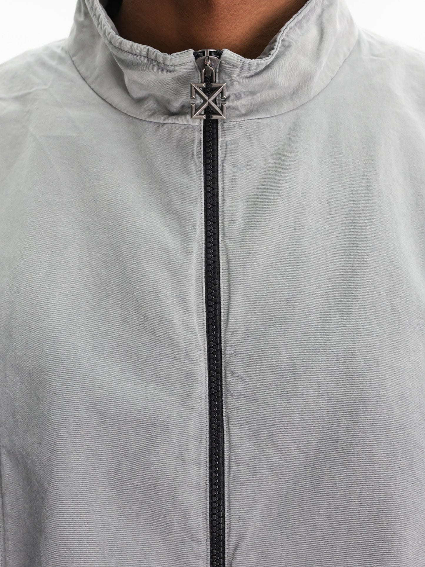 Off - White Jacket Relaxed Dyed Track Grey