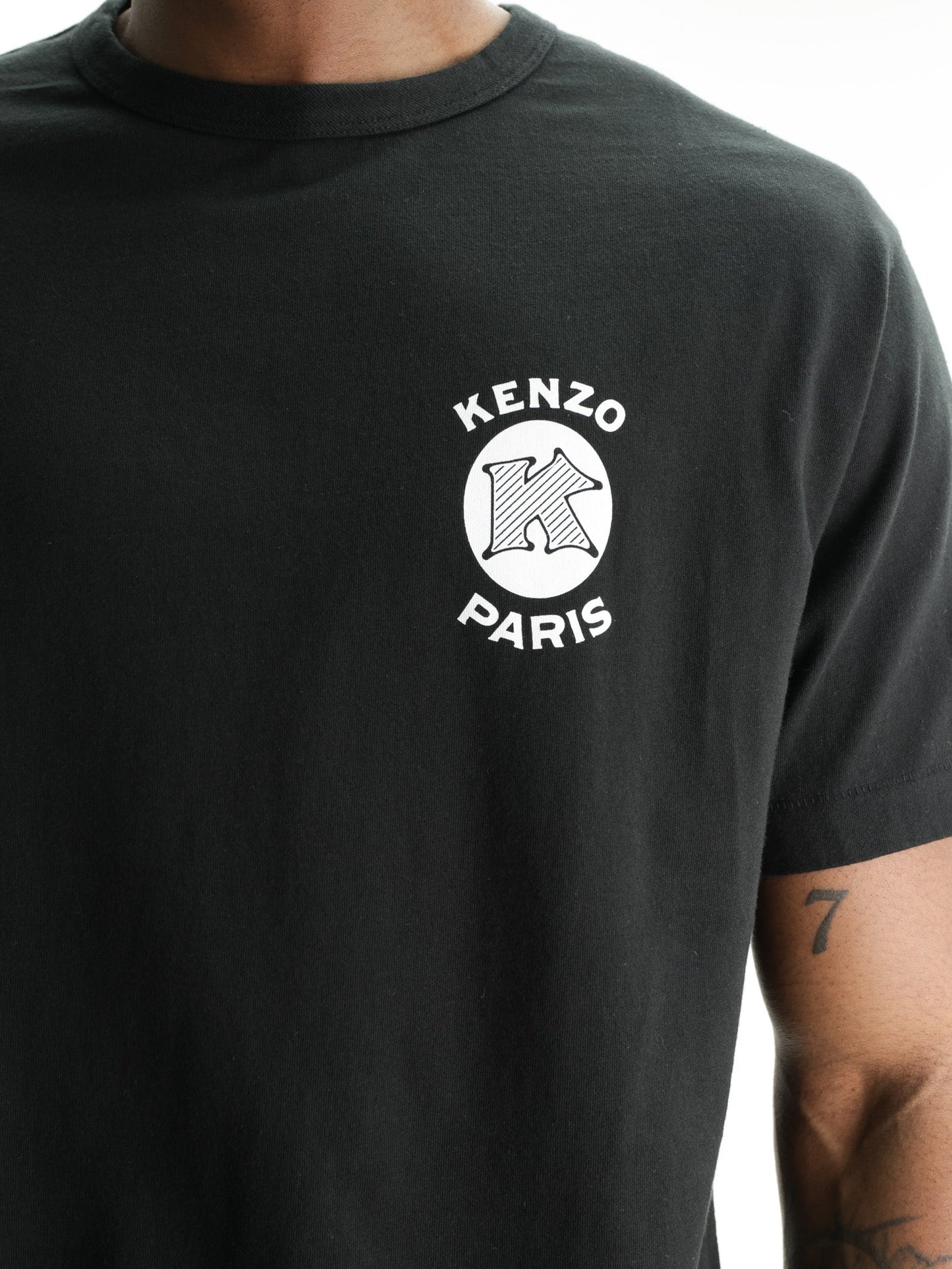 Kenzo T-Shirt Paris Emblem Black