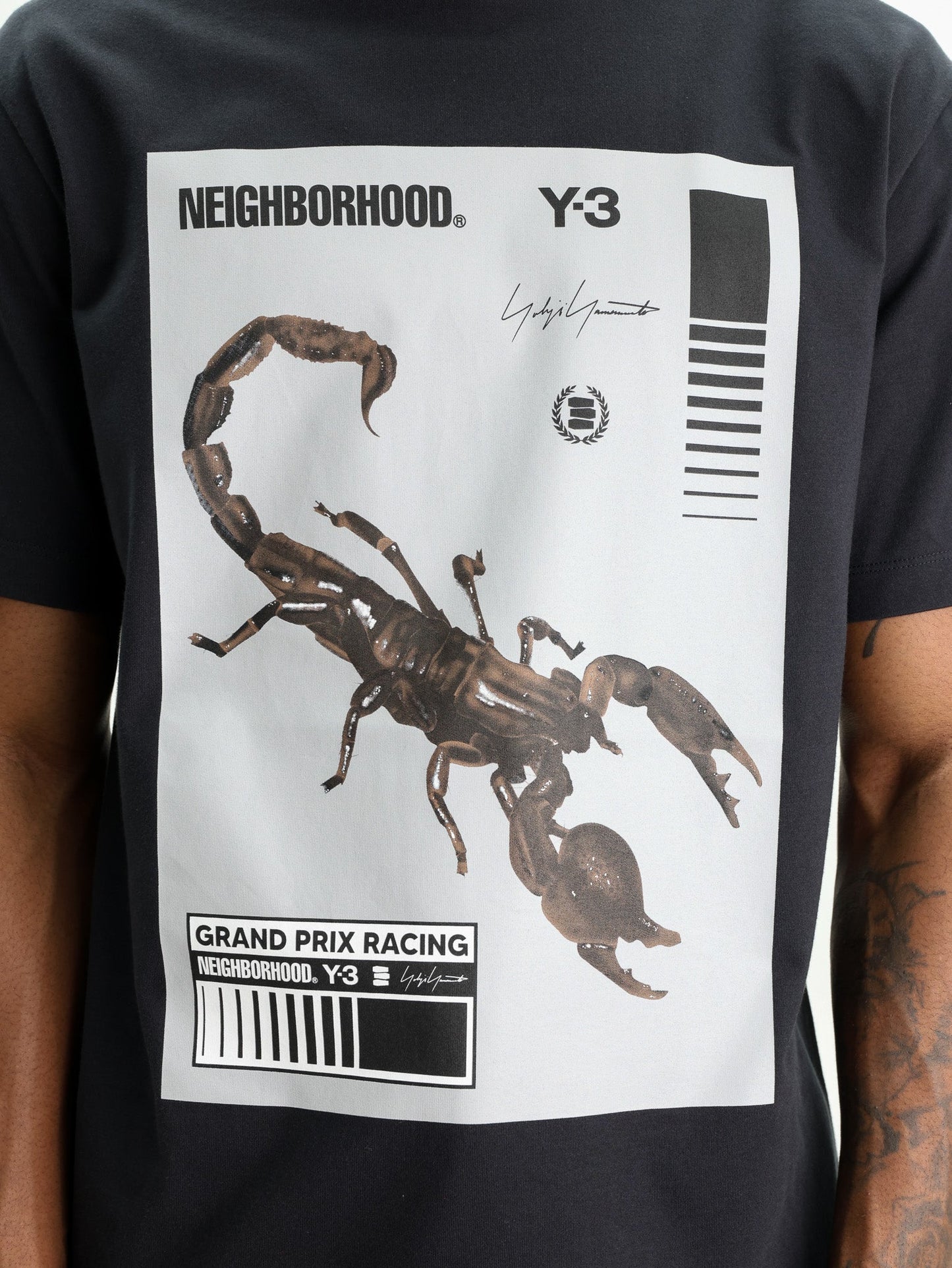 Y-3 T-Shirt NBHD GFX Scorpion Black