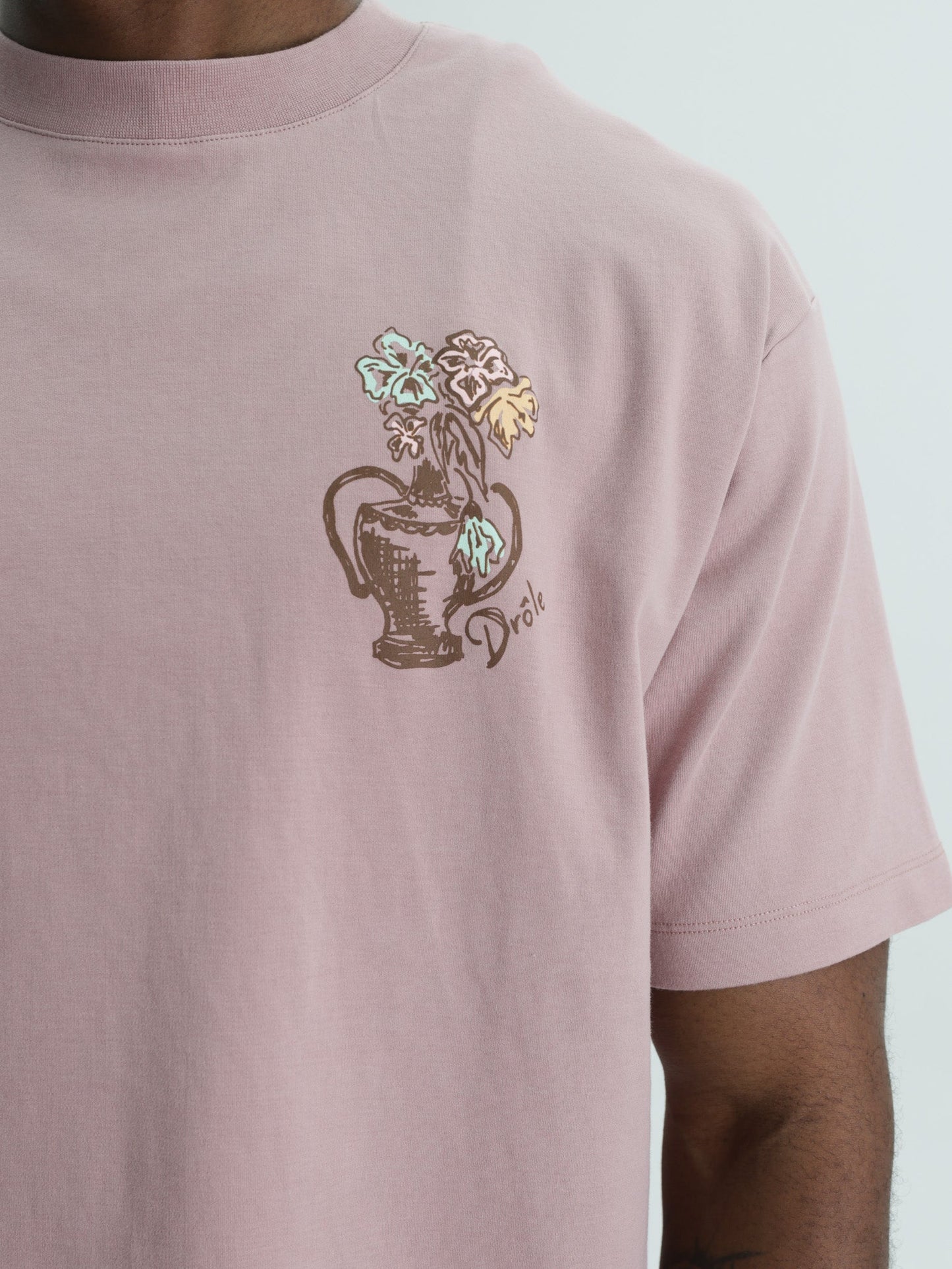 Drole T-Shirt Vase Havana Old Pink
