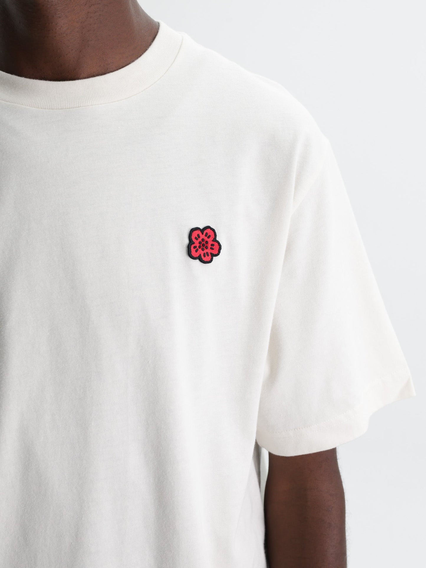 Kenzo T-Shirt Boke Flower Ecru