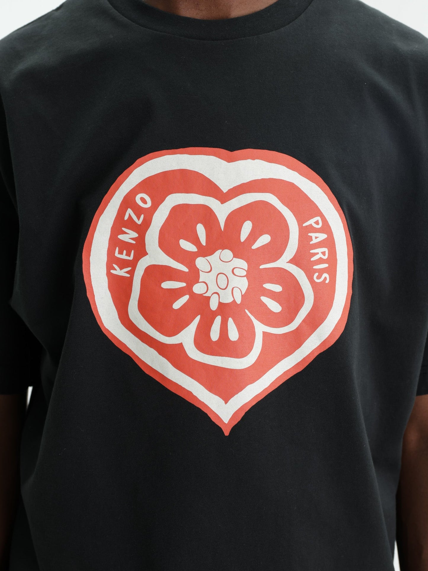 Kenzo T-Shirt Boke Heart Black