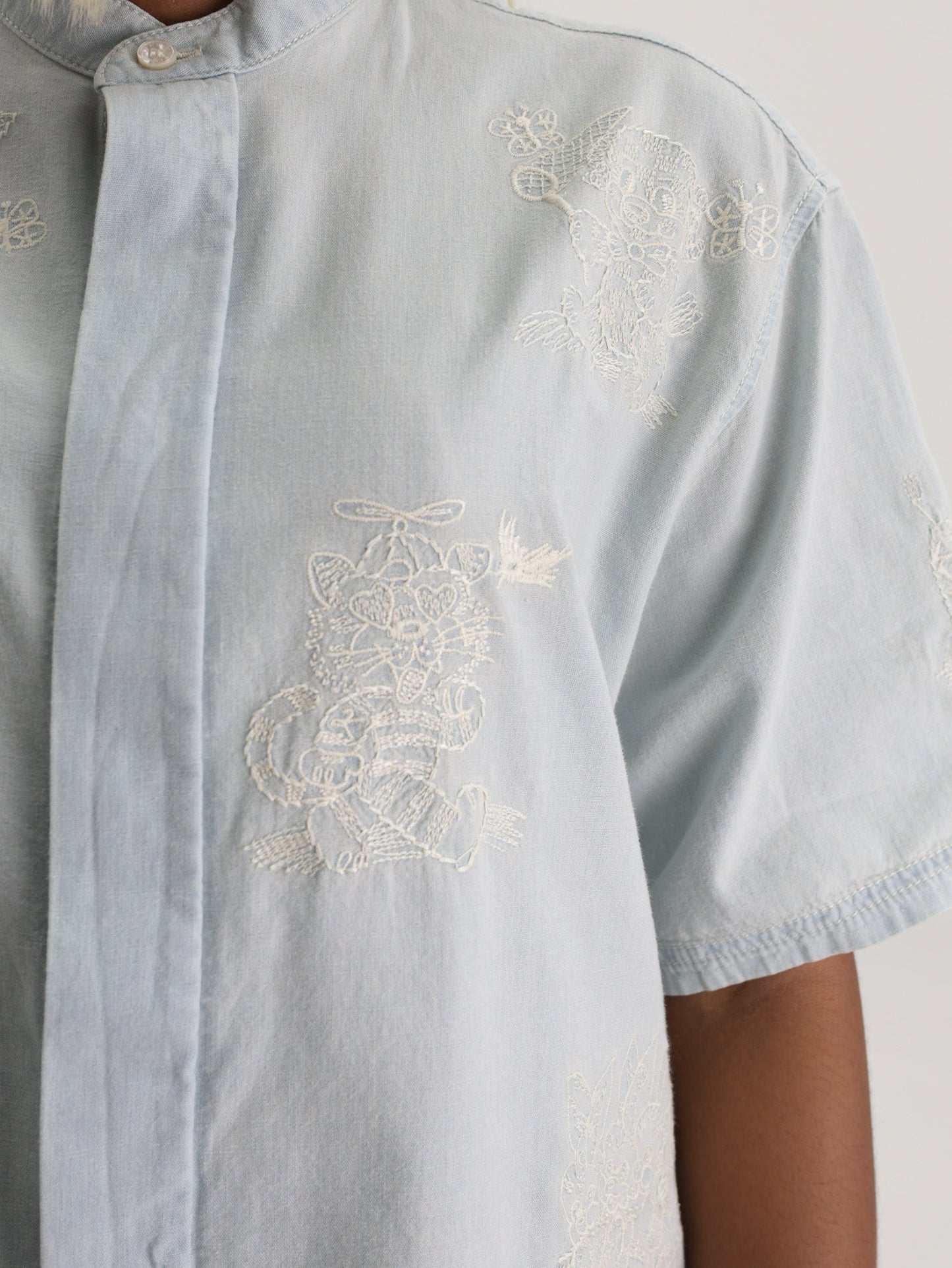 Kenzo Shirt SS Stone Bl Dirty